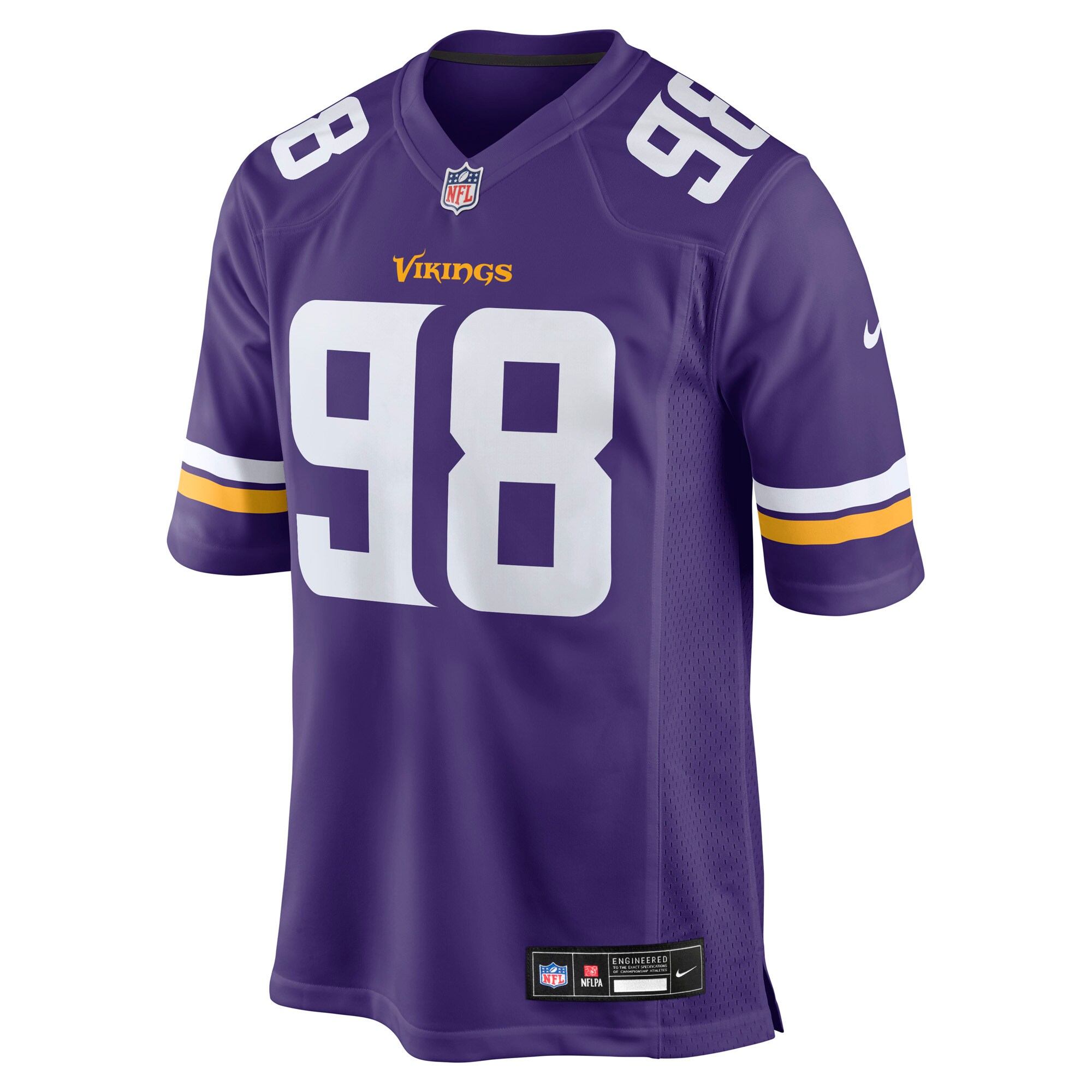 Bo Richter Minnesota Vikings Nike Team Game Jersey – Purple Clowdercats