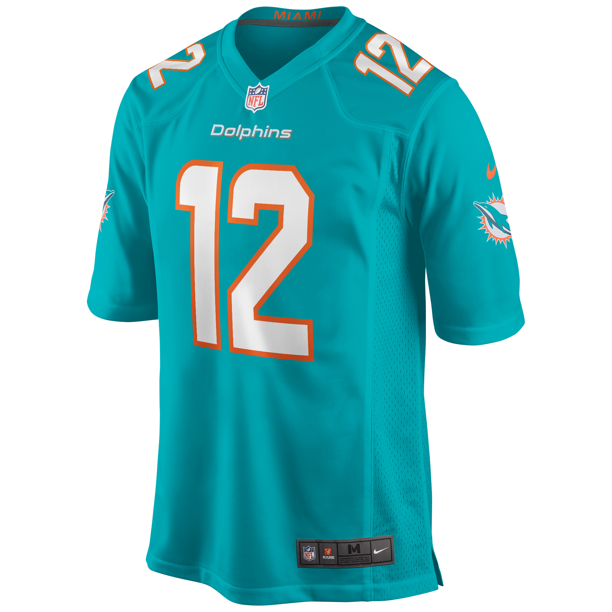Bob Griese Miami Dolphins Nike Game Retired Player Jersey – Aqua Clowdercats