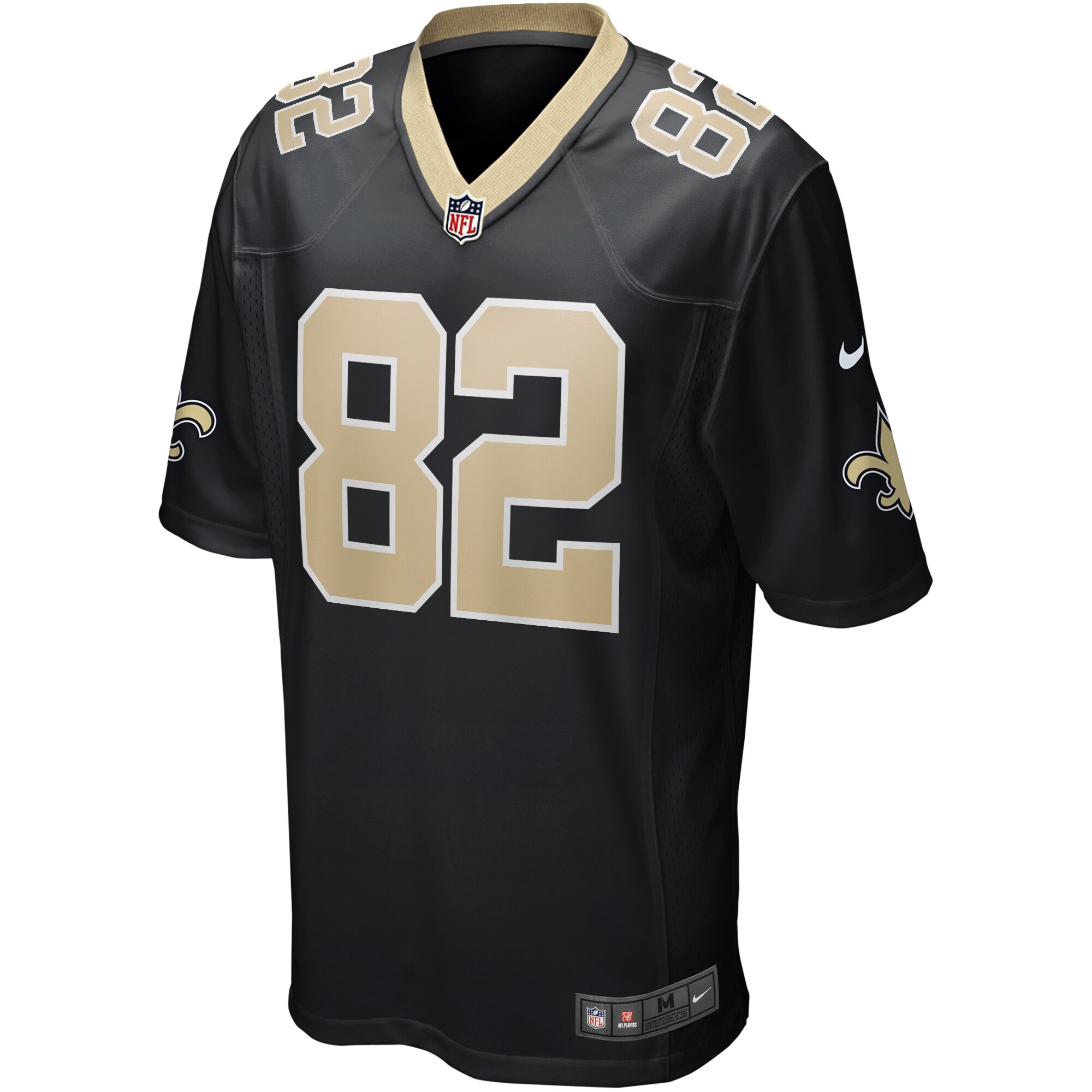 Bob Pollard New Orleans Saints Nike Game Retired Player Jersey – Black Clowdercats