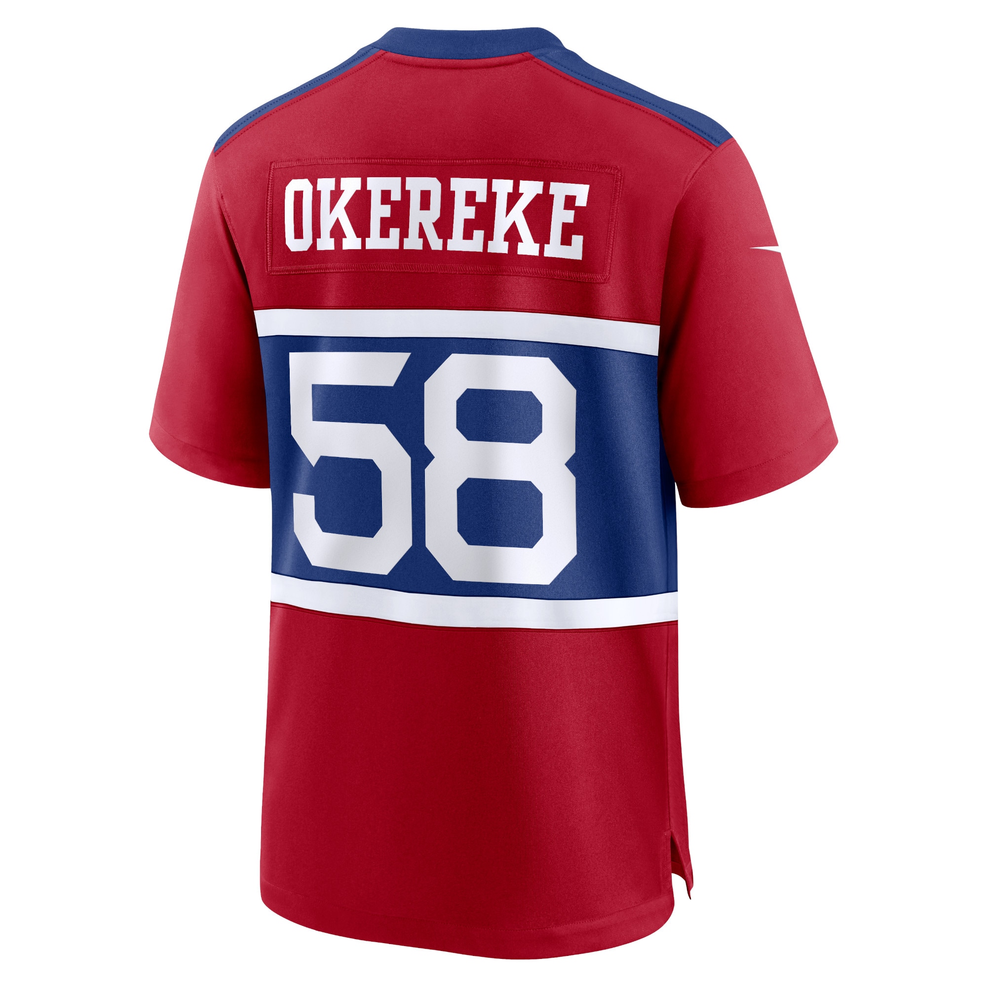 Bobby Okereke New York Giants Nike Alternate Player Game Jersey – Century Red Clowdercats