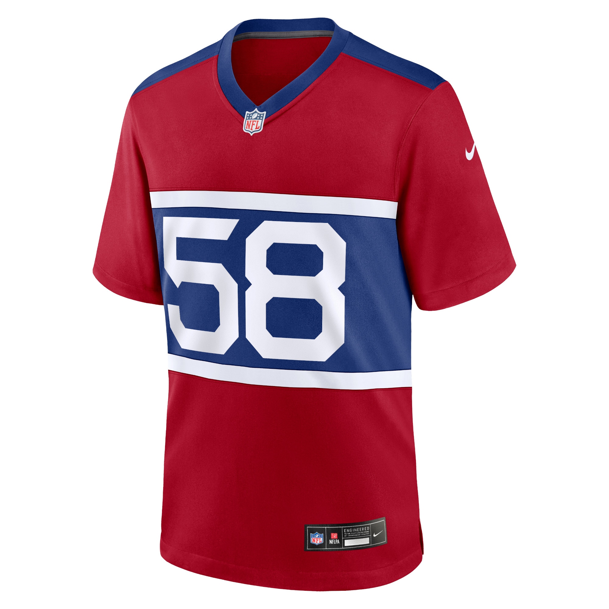 Bobby Okereke New York Giants Nike Alternate Player Game Jersey – Century Red Clowdercats