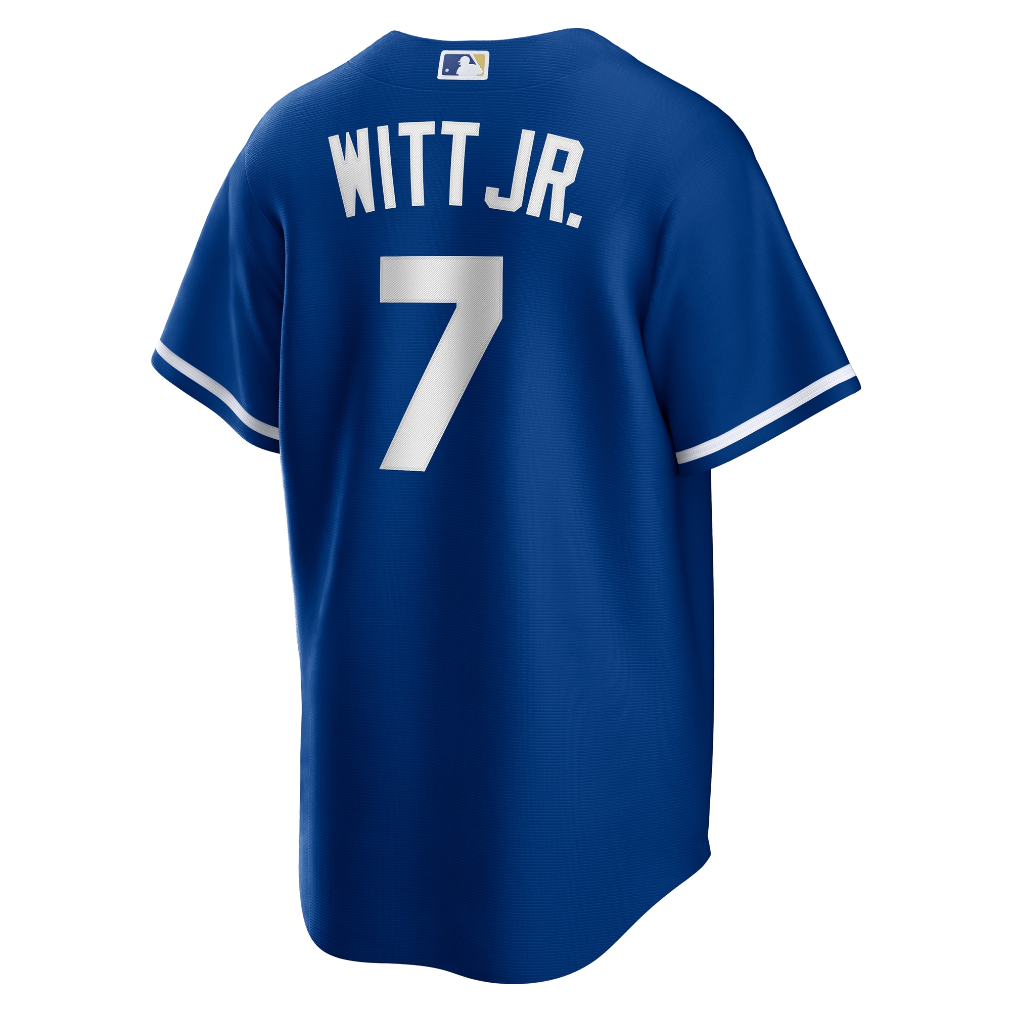 Bobby Witt Jr. Kansas City Royals Nike Alternate 2 Replica Jersey – Rush Blue