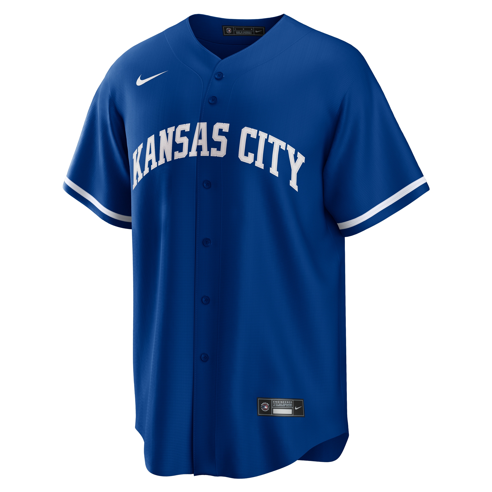 Bobby Witt Jr. Kansas City Royals Nike Alternate 2 Replica Jersey – Rush Blue