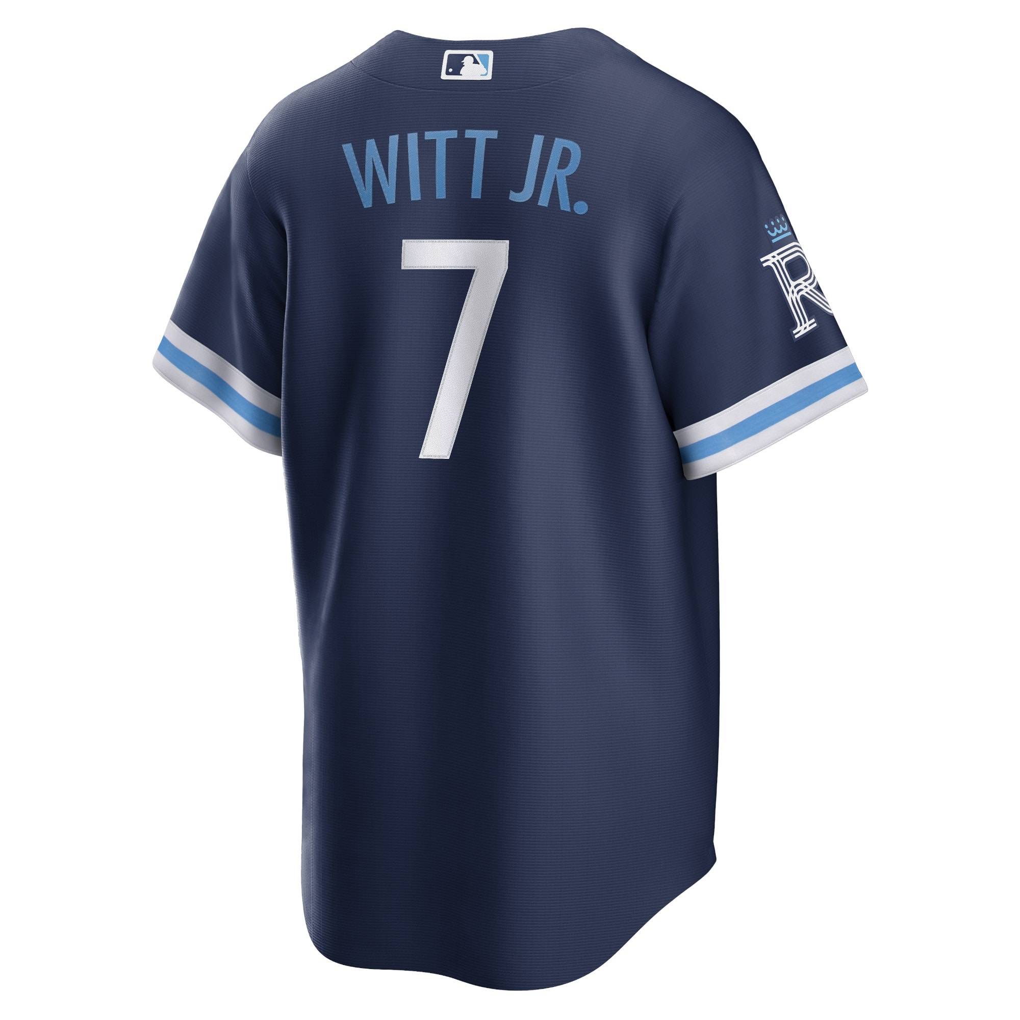 Bobby Witt Jr. Kansas City Royals Nike City Connect Replica Player Jersey – Navy