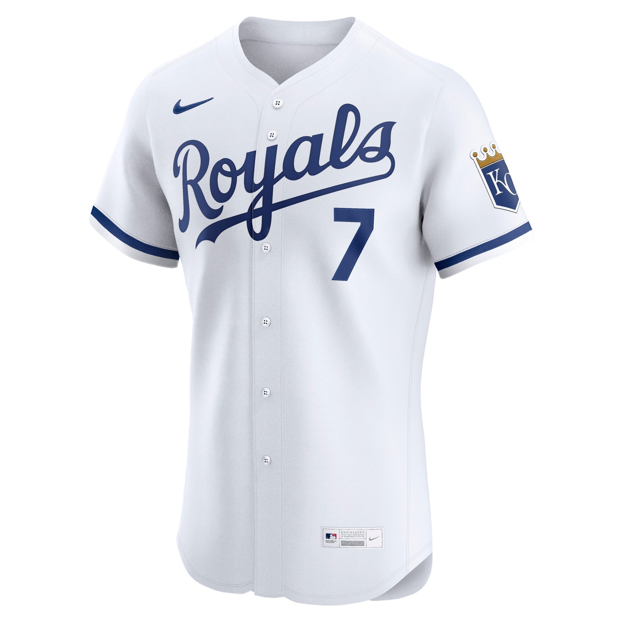 Bobby Witt Jr. Kansas City Royals Nike Home ElitePlayer Jersey – White