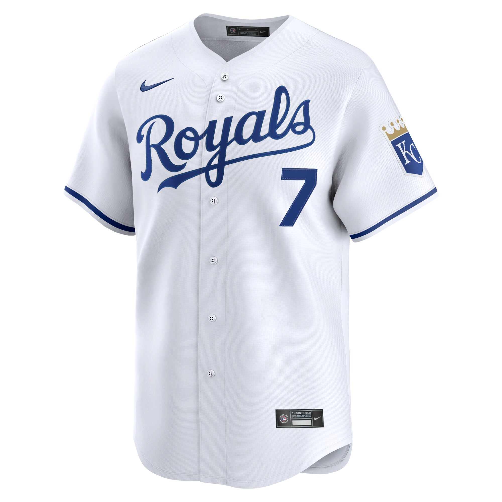 Bobby Witt Jr. Kansas City Royals Nike Home Limited Player Jersey – White