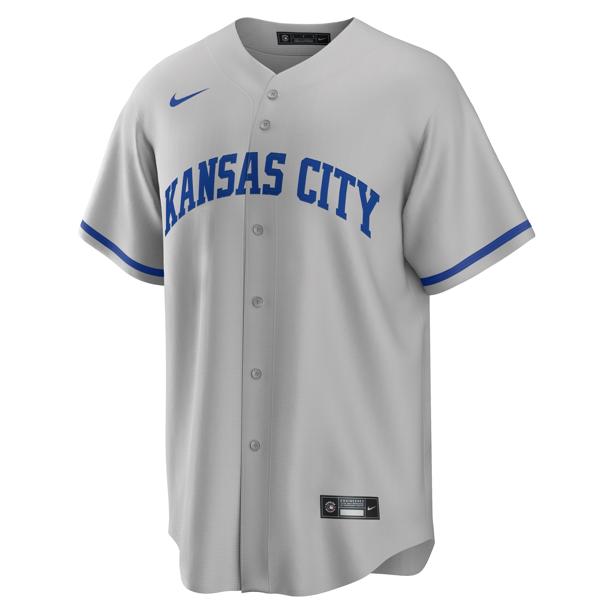 Bobby Witt Jr. Kansas City Royals Nike Road Replica Jersey – Gray