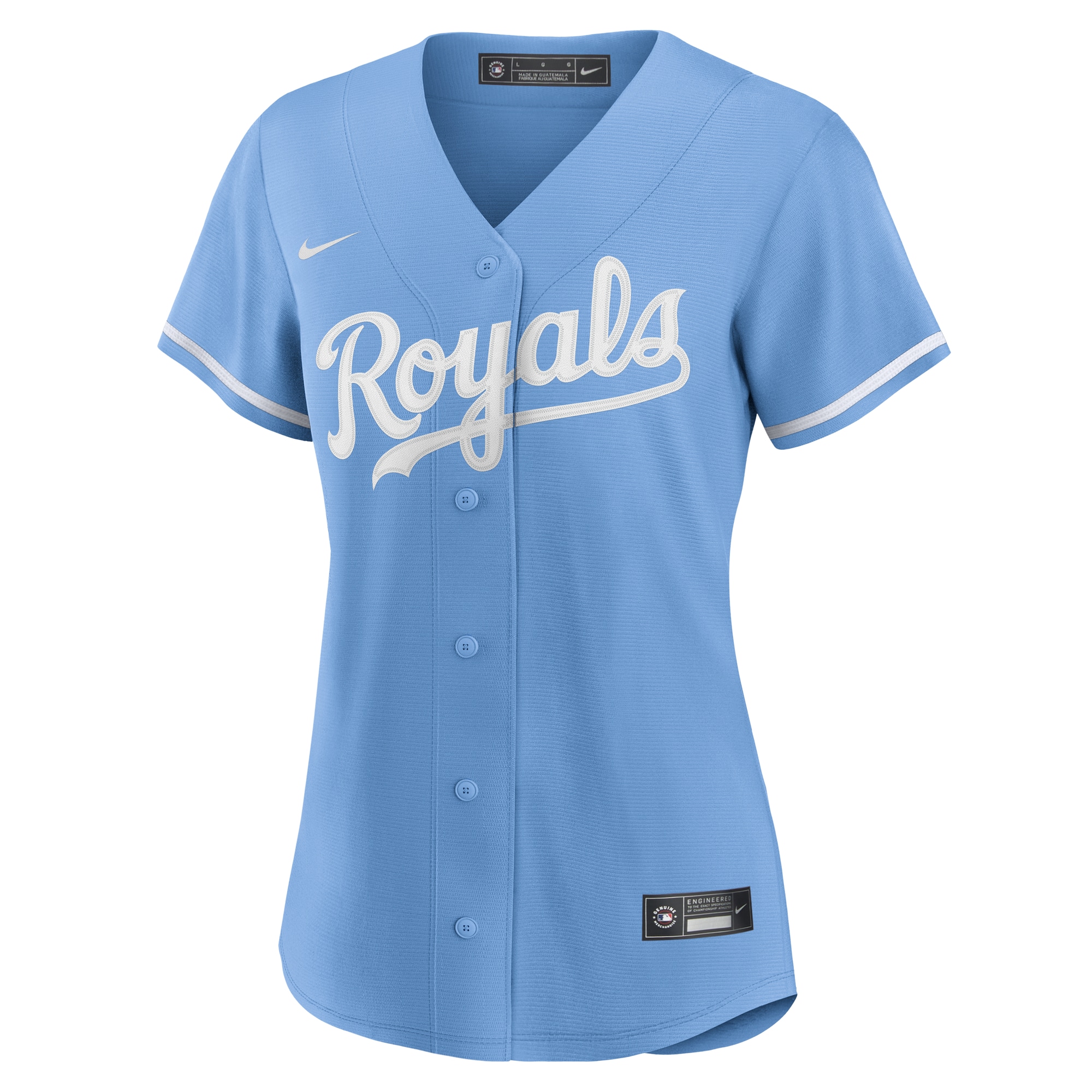 Bobby Witt Jr. Kansas City Royals Nike Women’s Alternate Replica Player Jersey – Light Blue