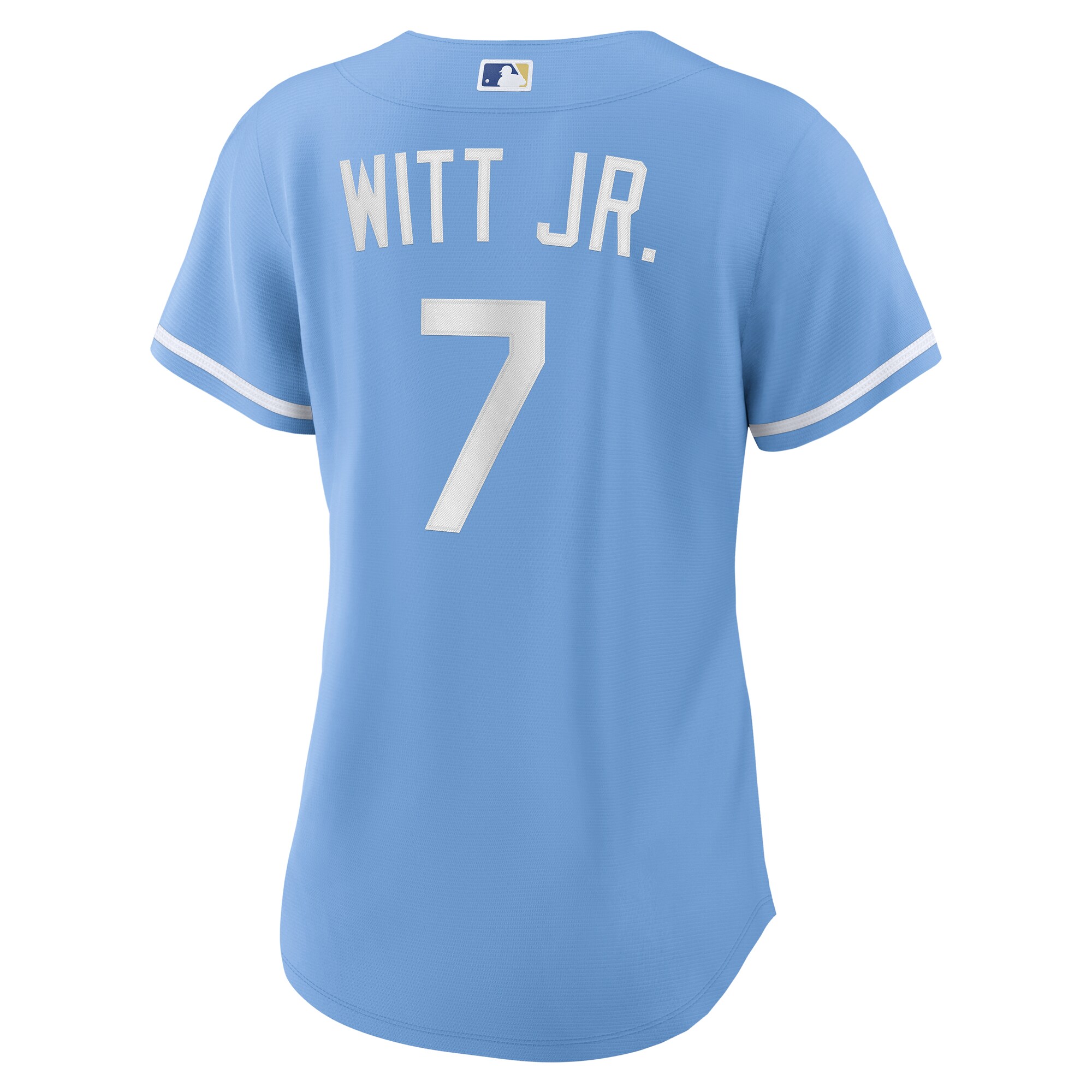 Bobby Witt Jr. Kansas City Royals Nike Women’s Alternate Replica Player Jersey – Light Blue