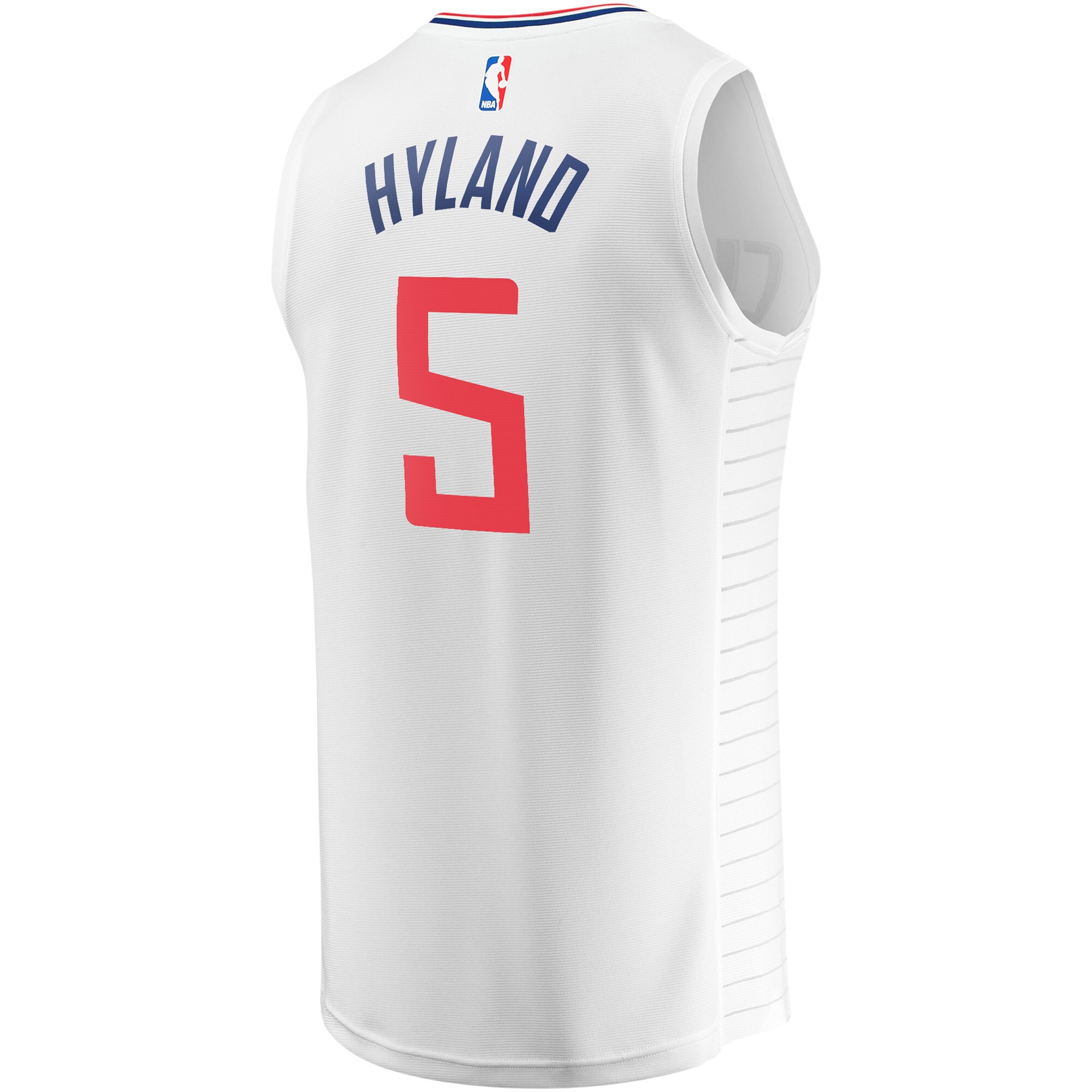 Bones Hyland LA Clippers Fanatics Youth Fast Break Player Jersey – Association Edition – White Clowdercats