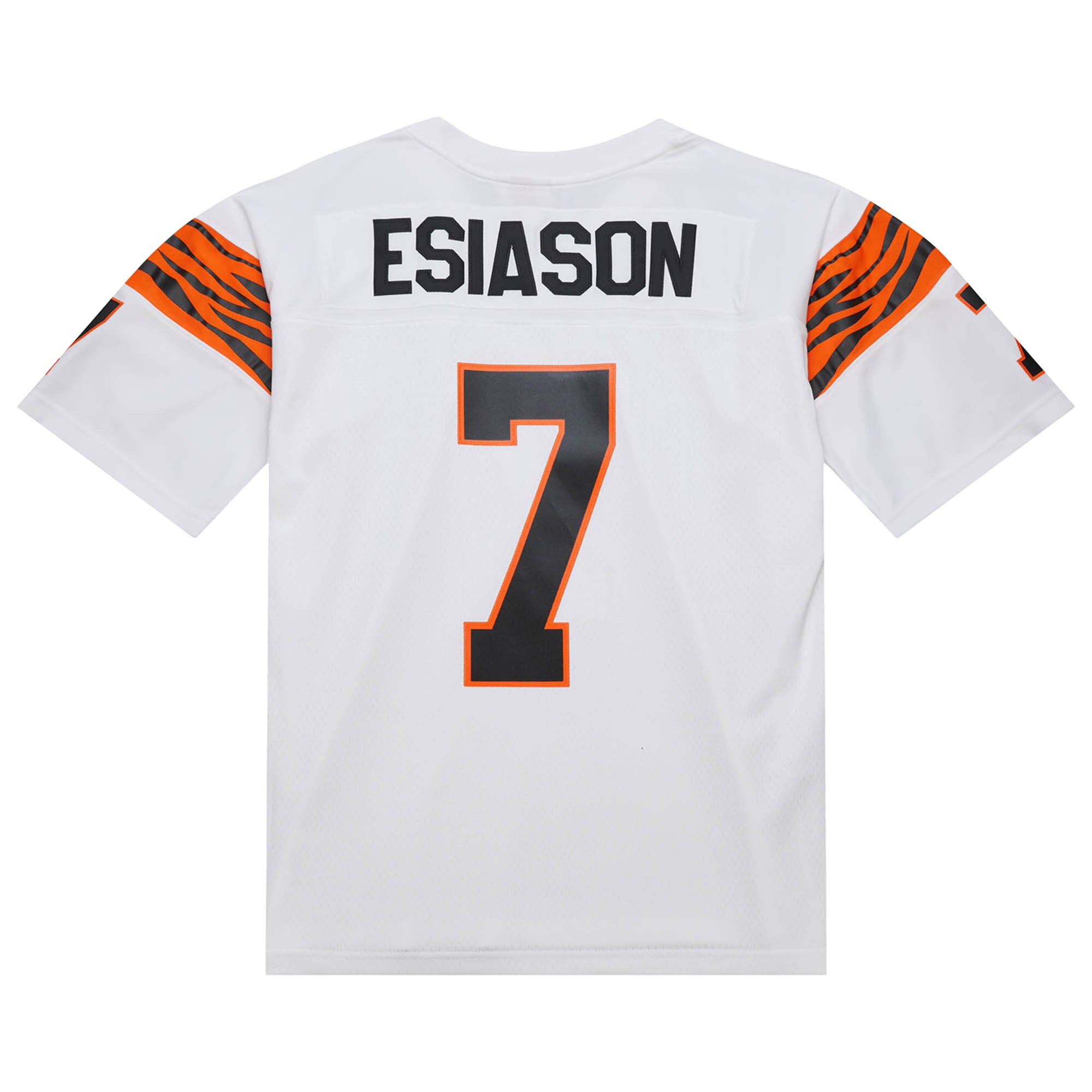 Boomer Esiason Cincinnati Bengals Mitchell & Ness 1984 Legacy Replica Jersey – White Clowdercats