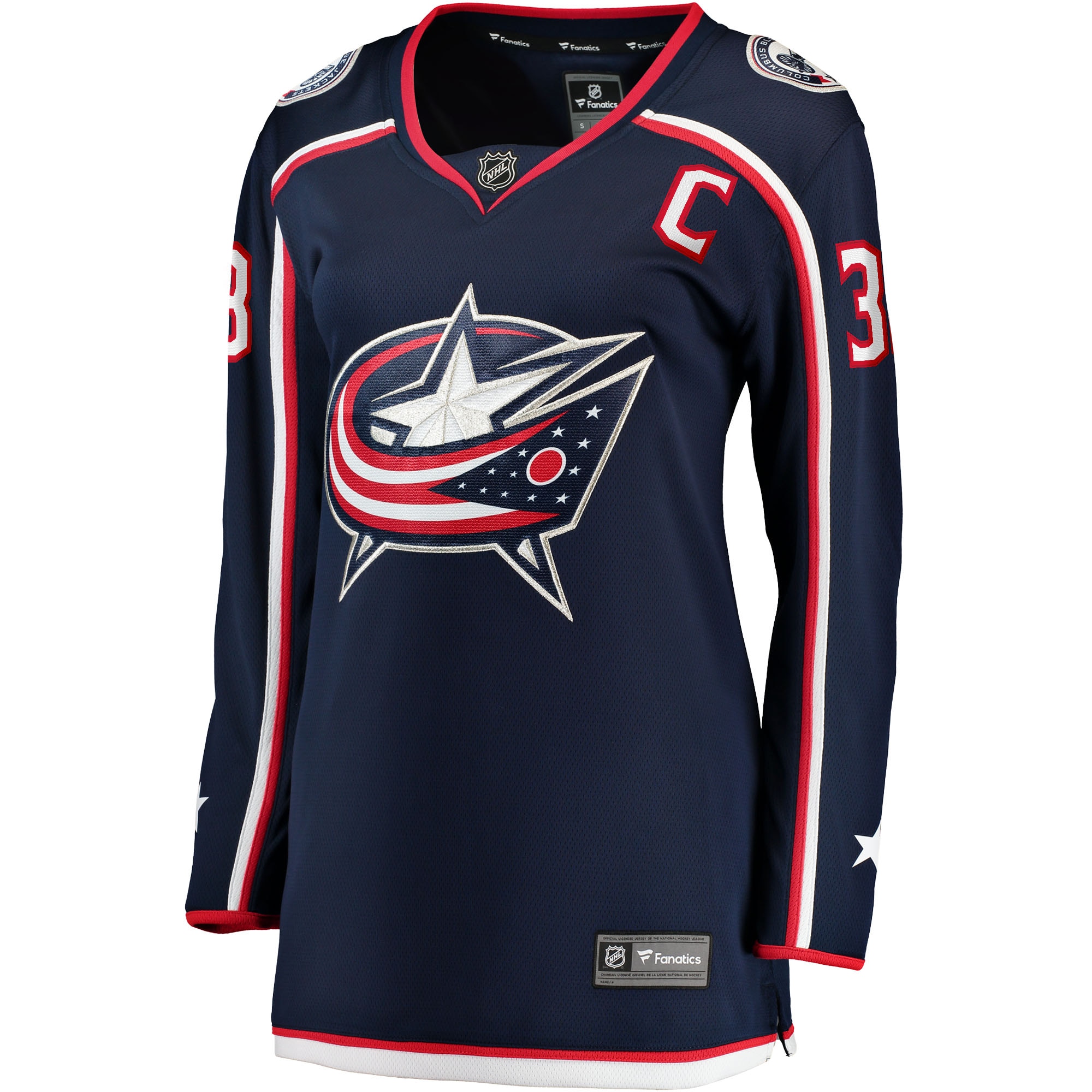 Boone Jenner Columbus Blue Jackets Women’s Home Breakaway Player Jersey – Navy Clowdercats