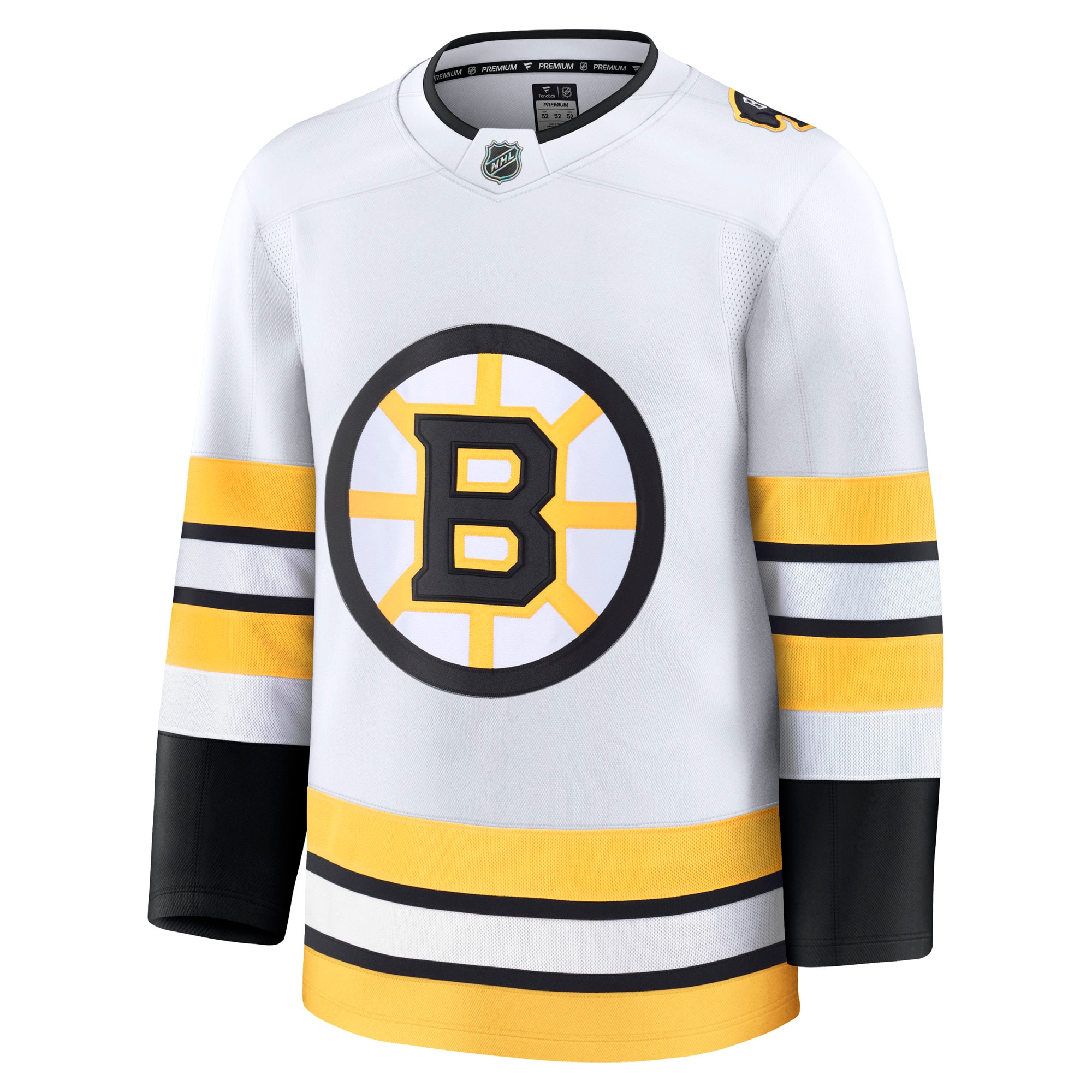 Boston Bruins Fanatics Away Premium Jersey – White Clowdercats