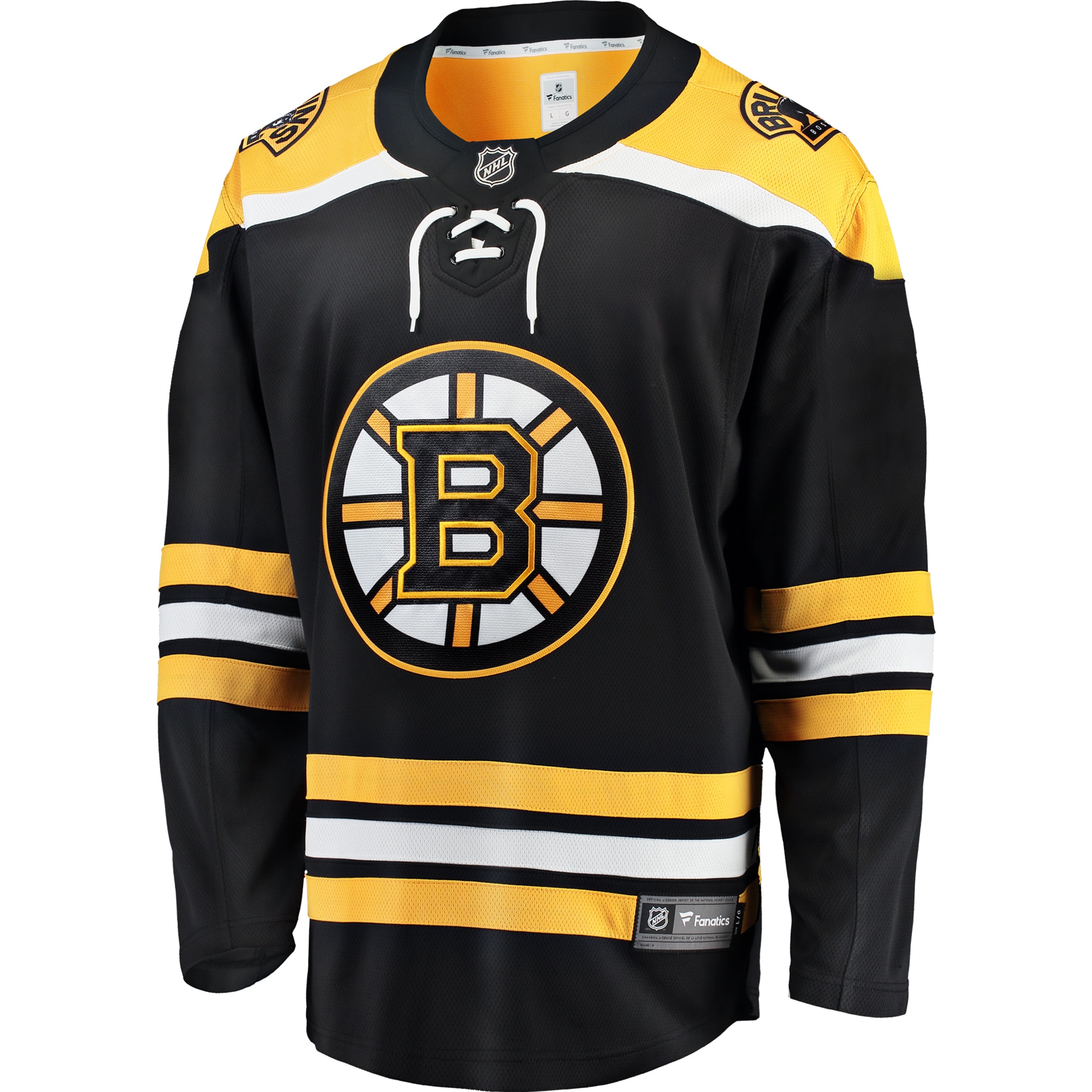 Boston Bruins Fanatics Breakaway Home Jersey – Black Clowdercats