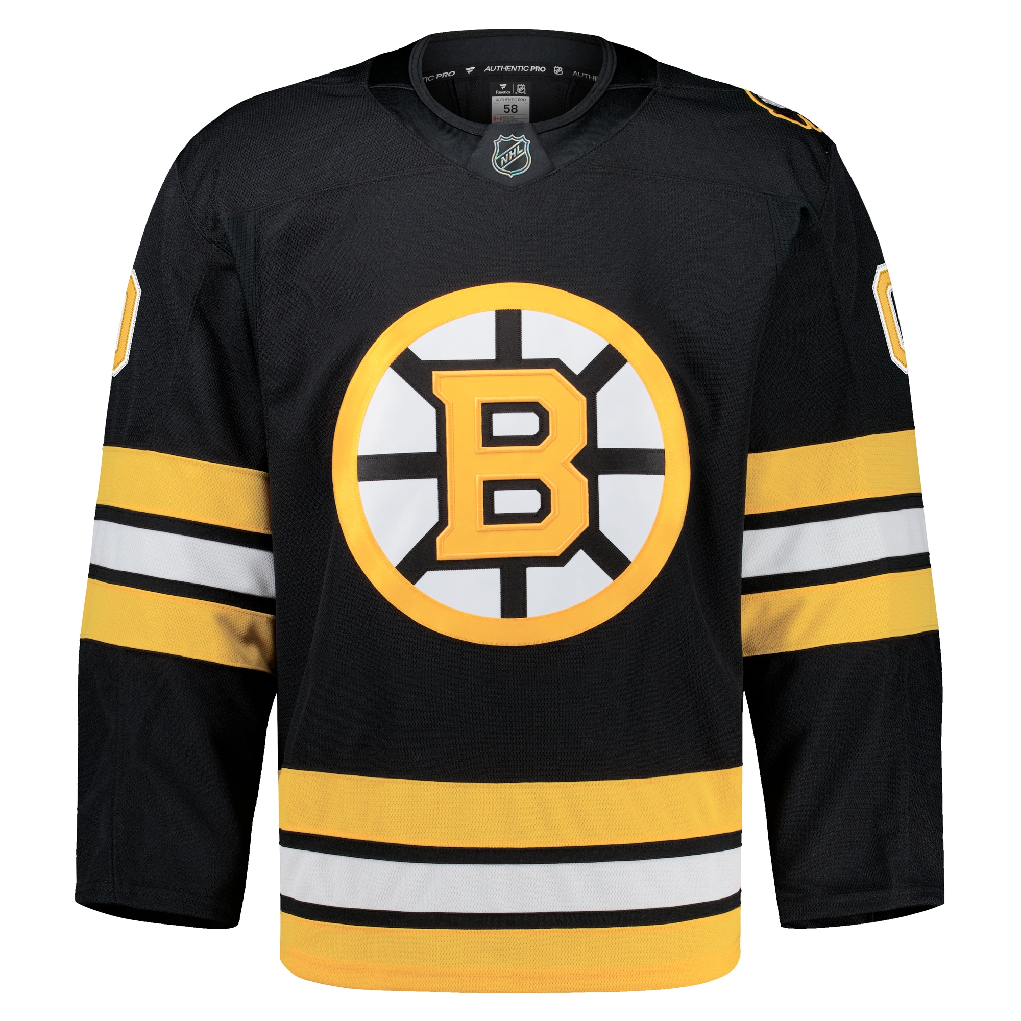 Boston Bruins Fanatics Home Authentic Pro Custom Jersey – Black Clowdercats