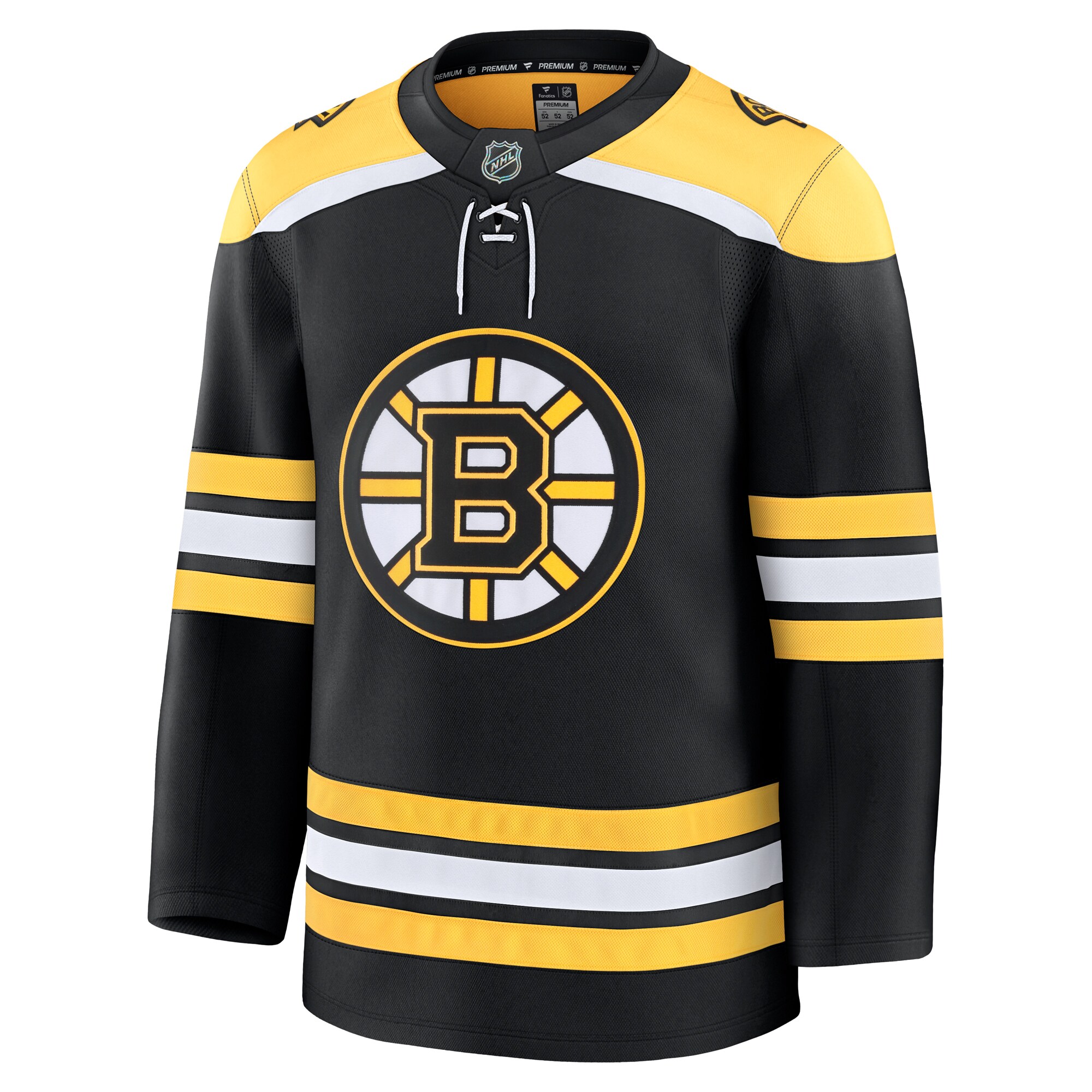 Boston Bruins Fanatics Home Premium Jersey – Black Clowdercats