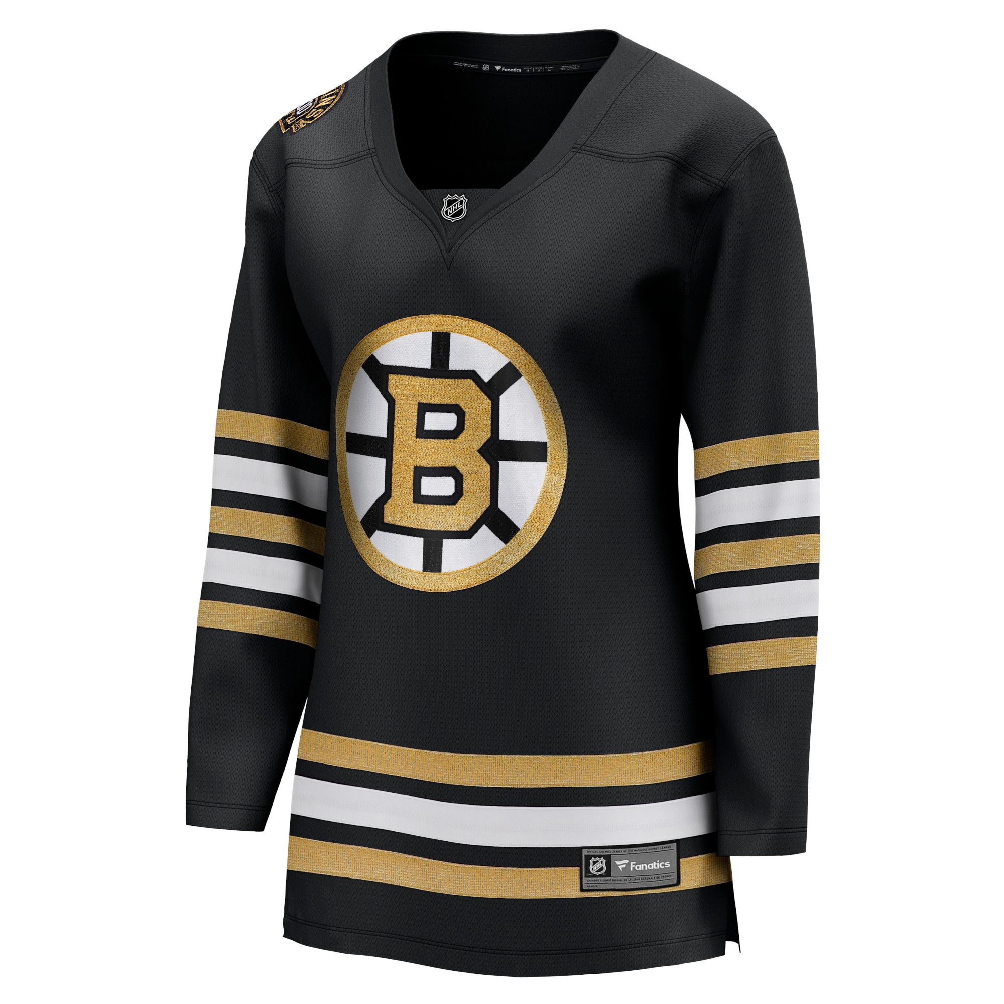 Boston Bruins Fanatics Women’s Alternate 100th Anniversary Breakaway Jersey – Black Clowdercats