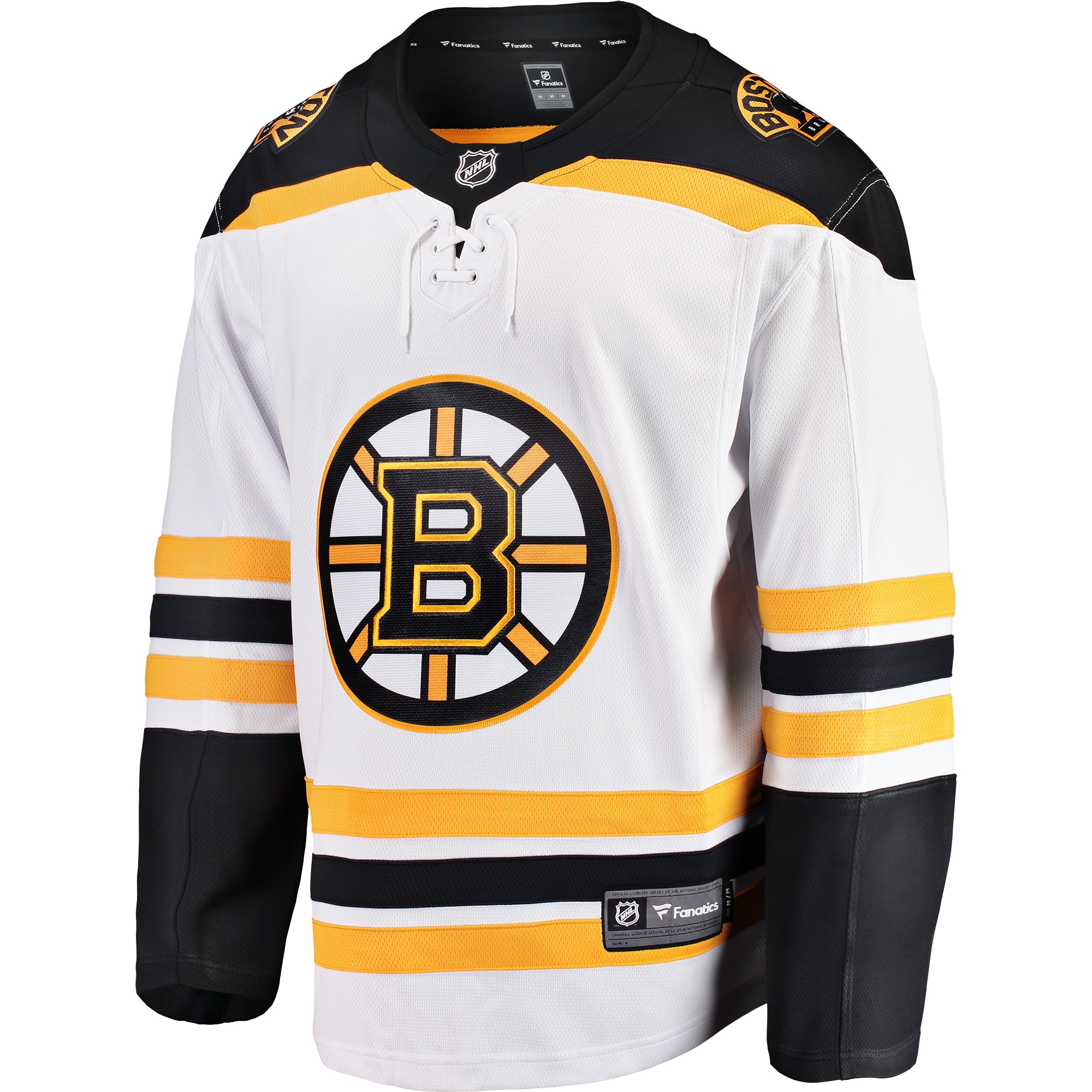 Boston Bruins Fanatics Youth Away Breakaway Jersey – White Clowdercats
