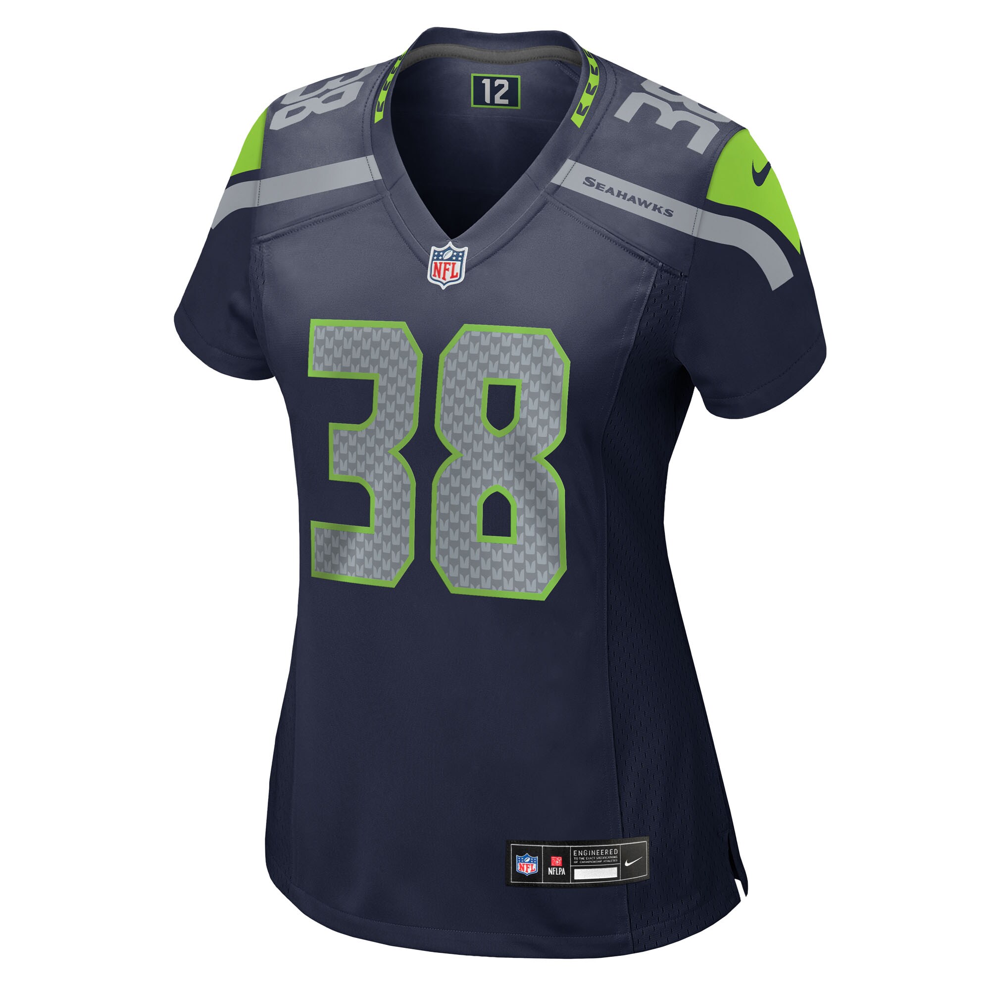 Brady Russell Seattle Seahawks Nike Women’s Team Game Jersey – College Navy Clowdercats