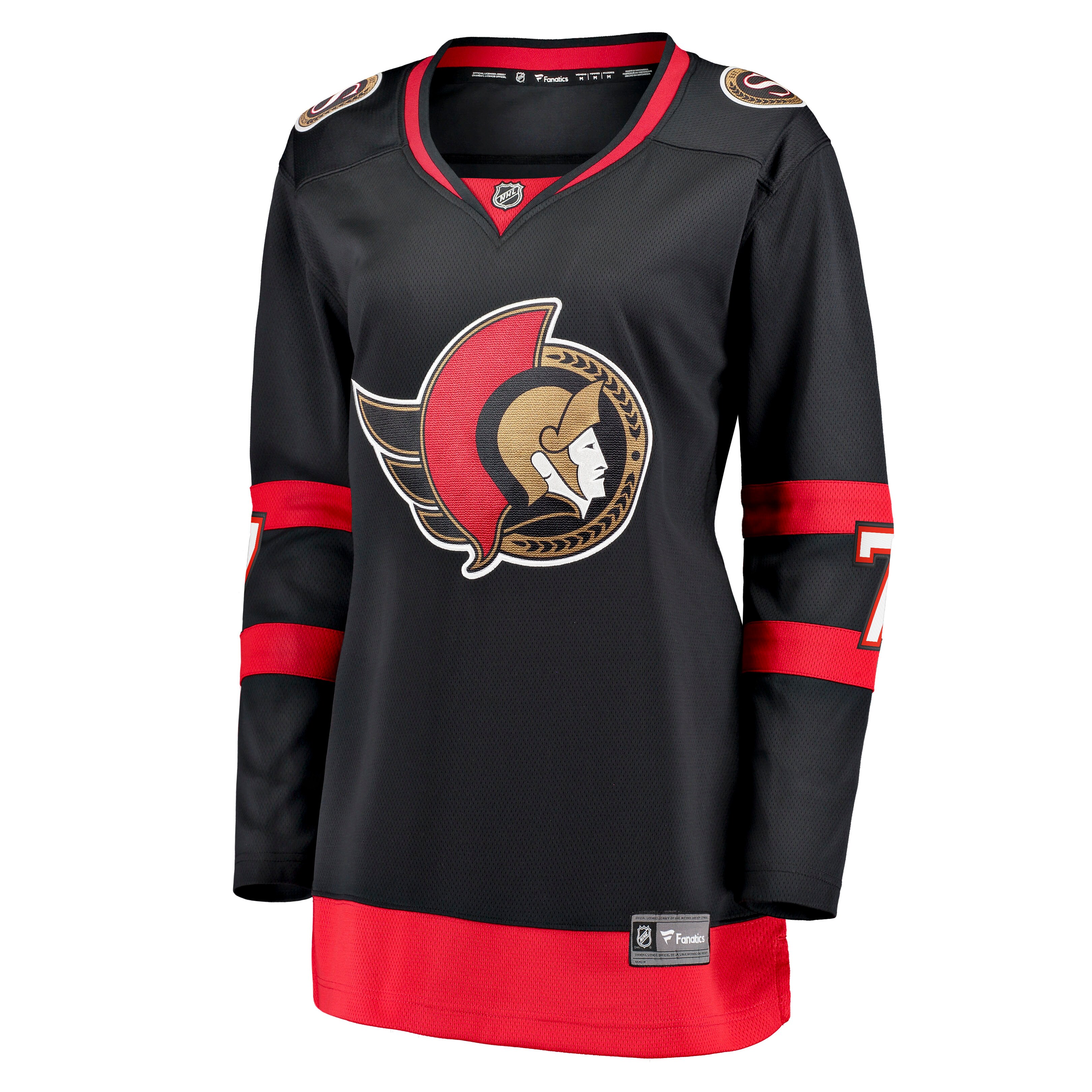 Brady Tkachuk Ottawa Senators Fanatics Women’s Home Breakaway Jersey – Black Clowdercats