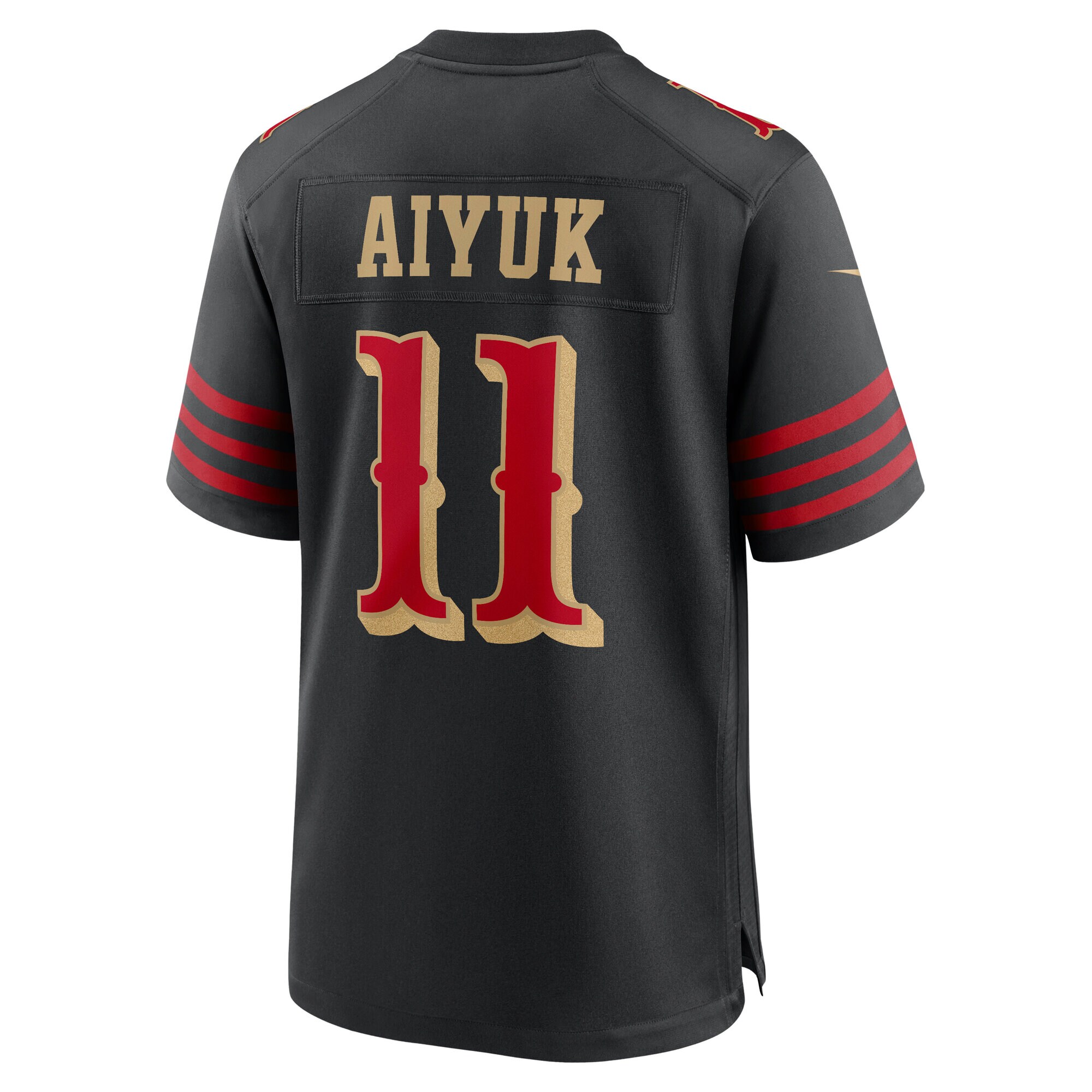 Brandon Aiyuk San Francisco 49ers Nike 2025 Rivalries Collection Game Jersey – Black Clowdercats