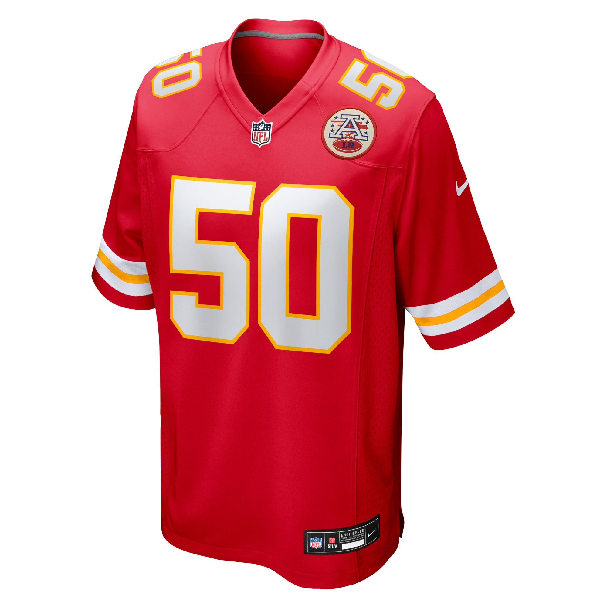 Brandon George Kansas City Chiefs Nike Team Game Jersey – Red Clowdercats
