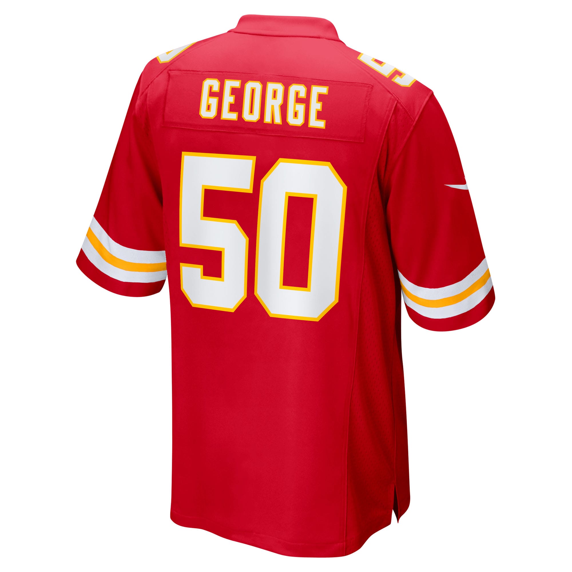 Brandon George Kansas City Chiefs Nike Team Game Jersey – Red Clowdercats