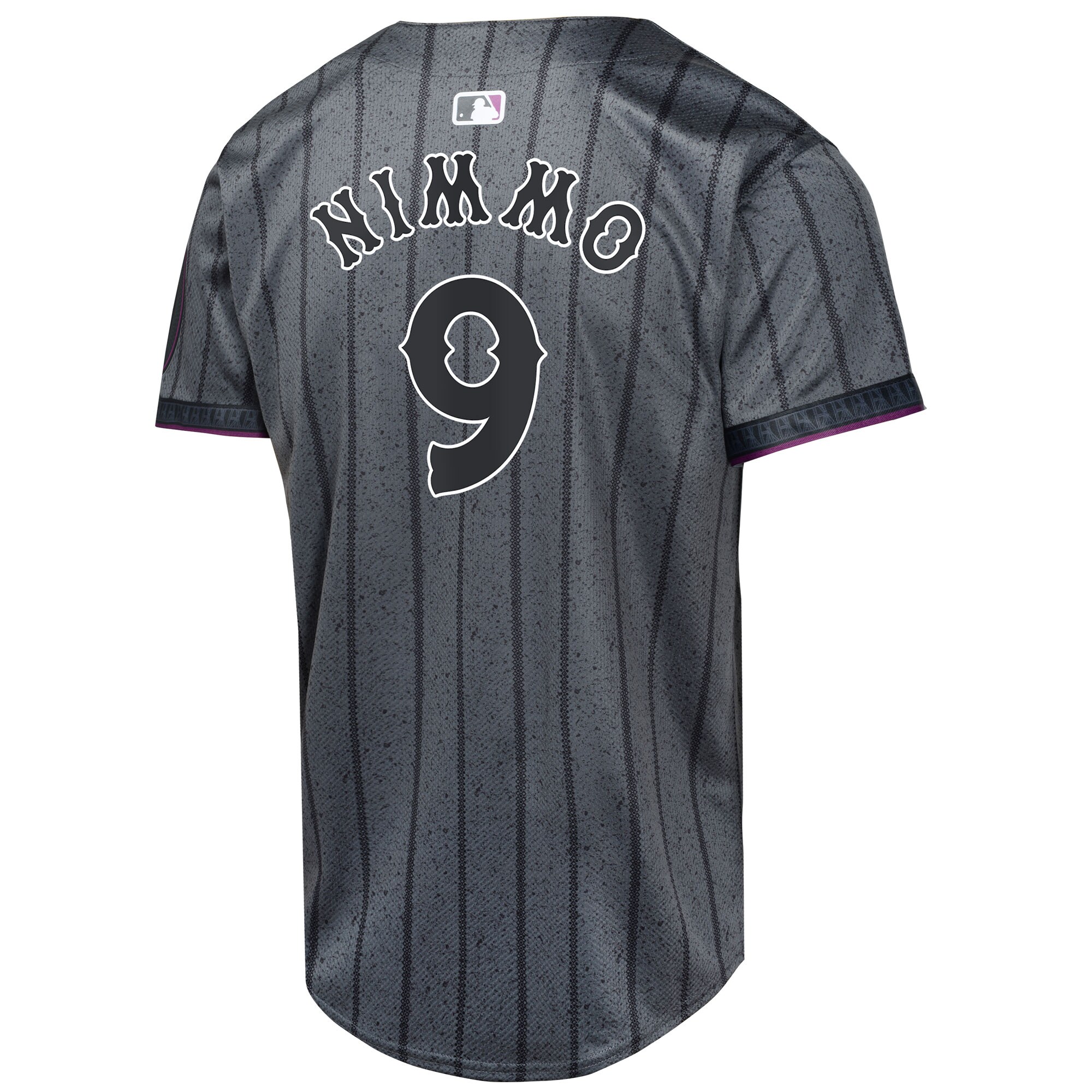 Brandon Nimmo New York Mets Nike Youth 2024 City Connect Limited Player Jersey – Graphite