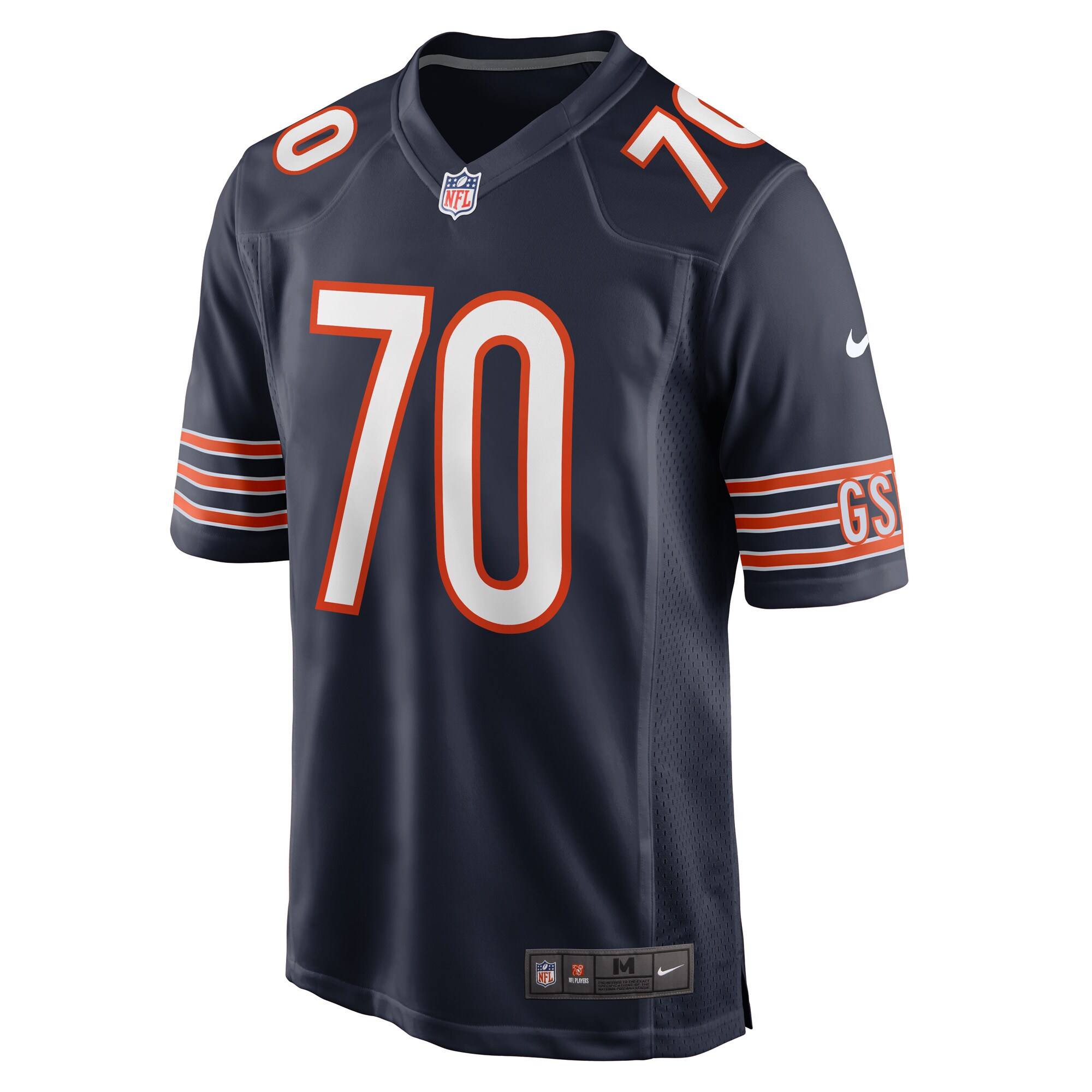 Braxton Jones Chicago Bears Nike Game Player Jersey – Navy Clowdercats