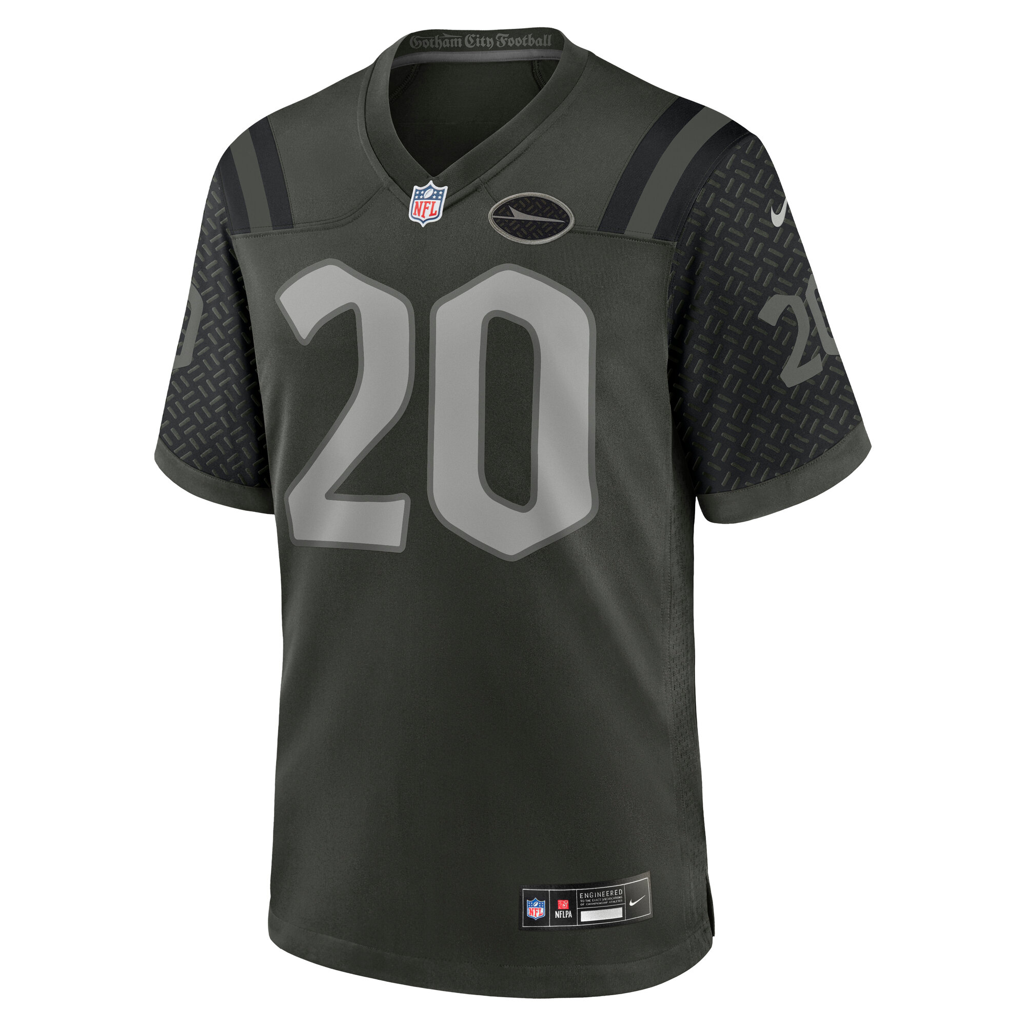 Breece Hall New York Jets Nike 2025 Rivalries Collection Game Jersey – Gotham Green Clowdercats