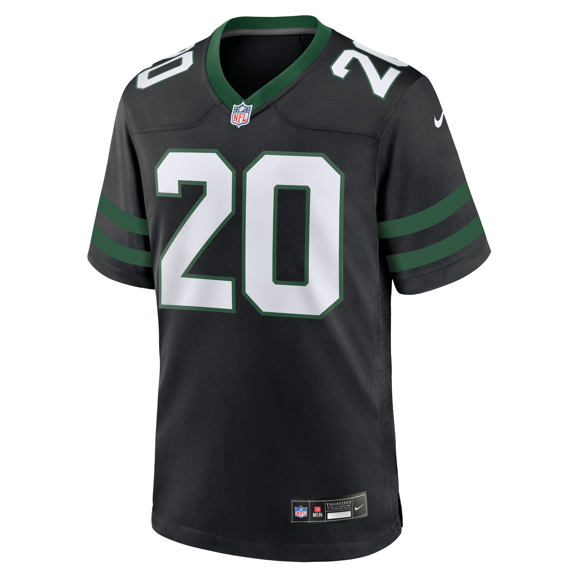 Breece Hall New York Jets Nike Alternate Game Jersey – Legacy Black Clowdercats