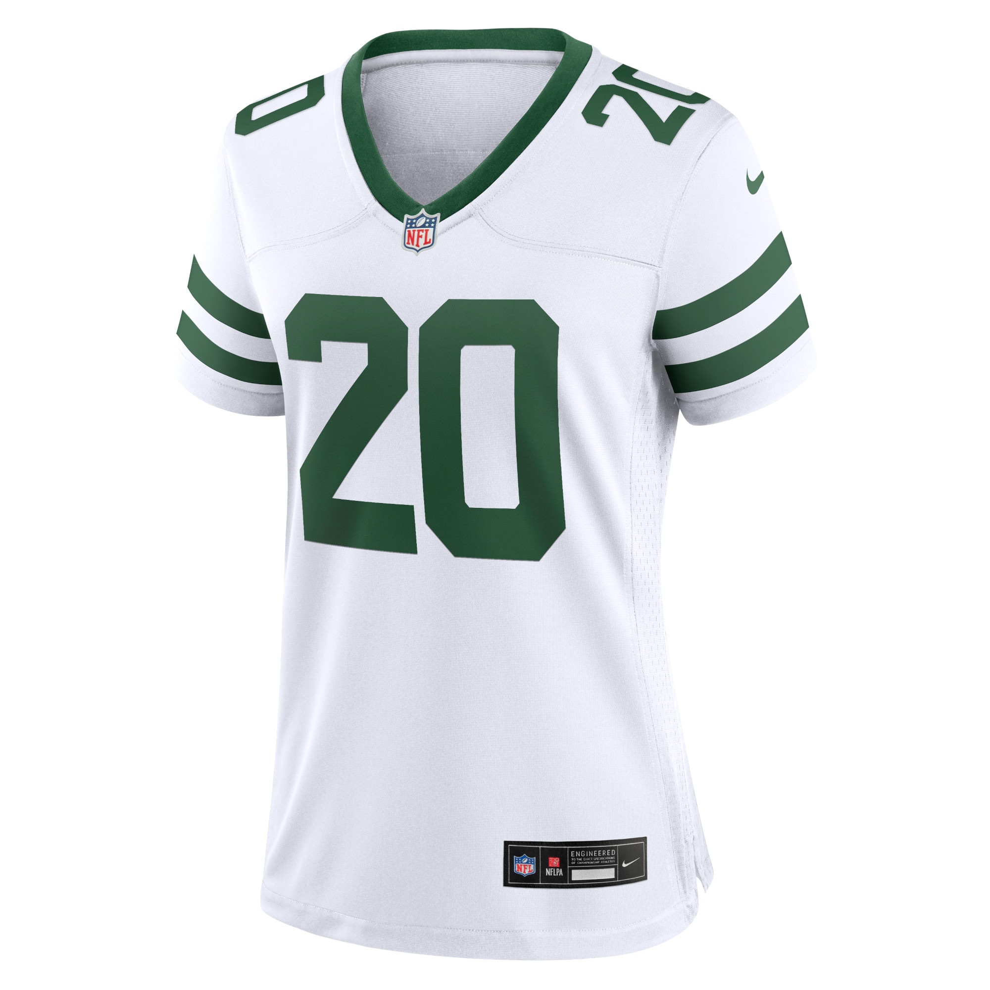Breece Hall New York Jets Nike Women’s Game Jersey – Legacy White Clowdercats