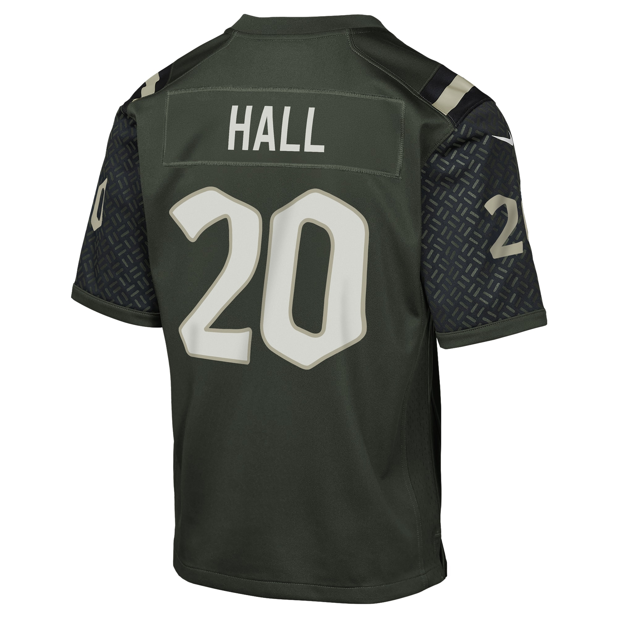 Breece Hall New York Jets Nike Youth 2025 Rivalries Collection Game Jersey – Gotham Green Clowdercats
