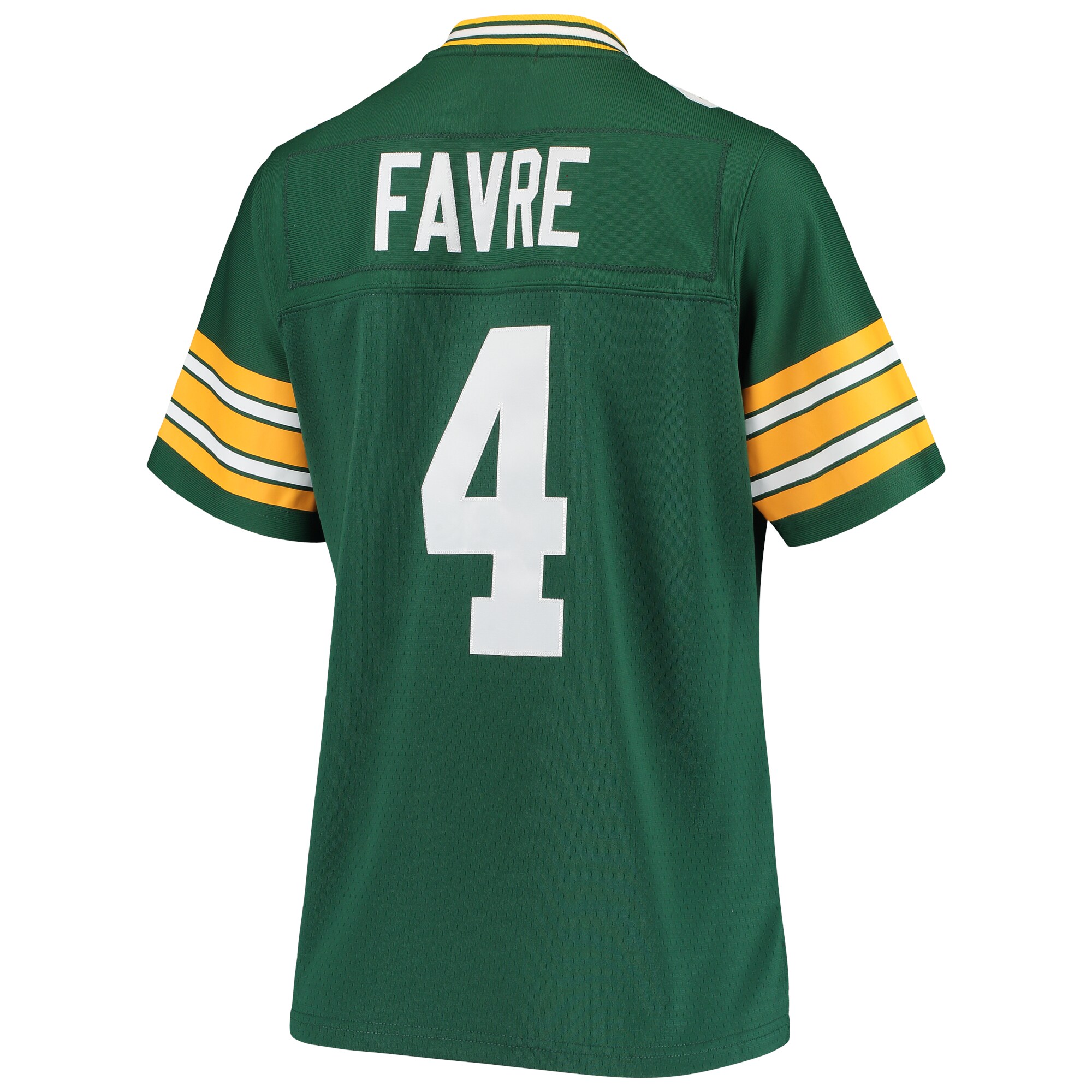Brett Favre Green Bay Packers Mitchell & Ness Women’s 1996 Legacy Replica Player Jersey – Green Clowdercats