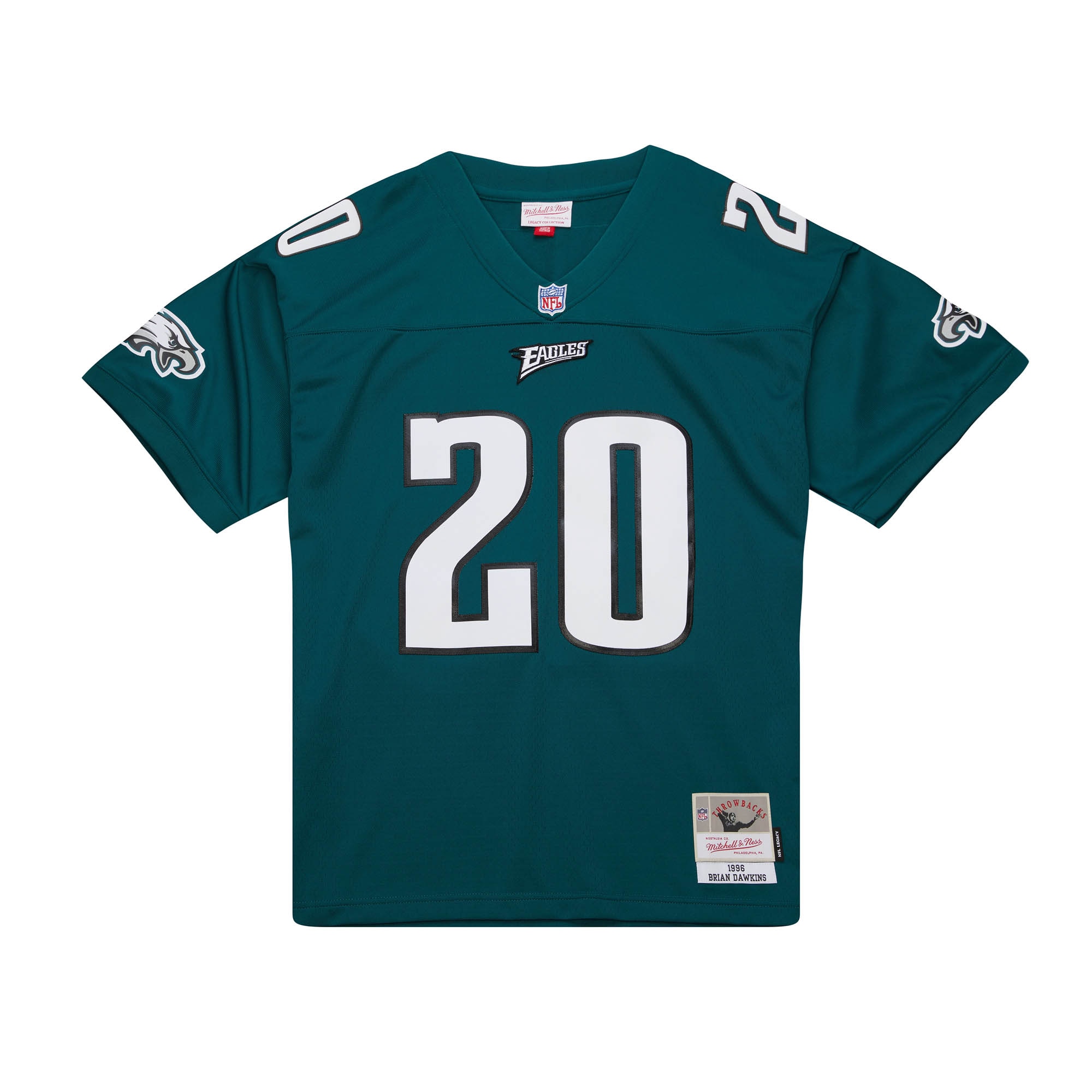 Brian Dawkins Philadelphia Eagles Mitchell & Ness Legacy Replica Jersey – Green Clowdercats