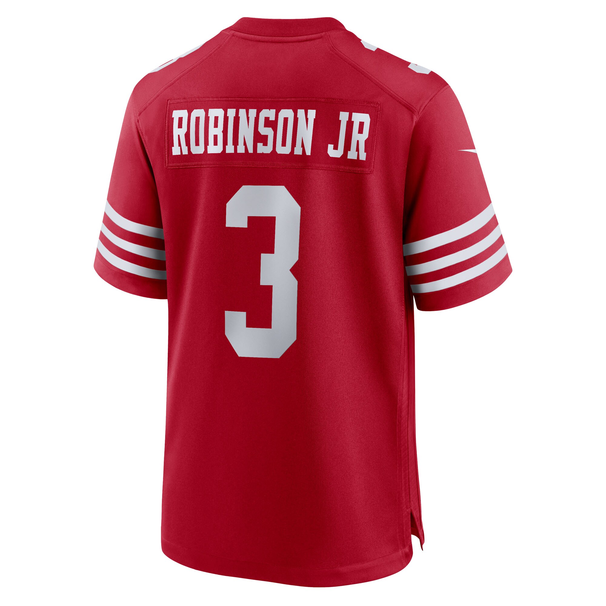 Brian Robinson Jr. San Francisco 49ers Nike Team Game Jersey – Scarlet Clowdercats