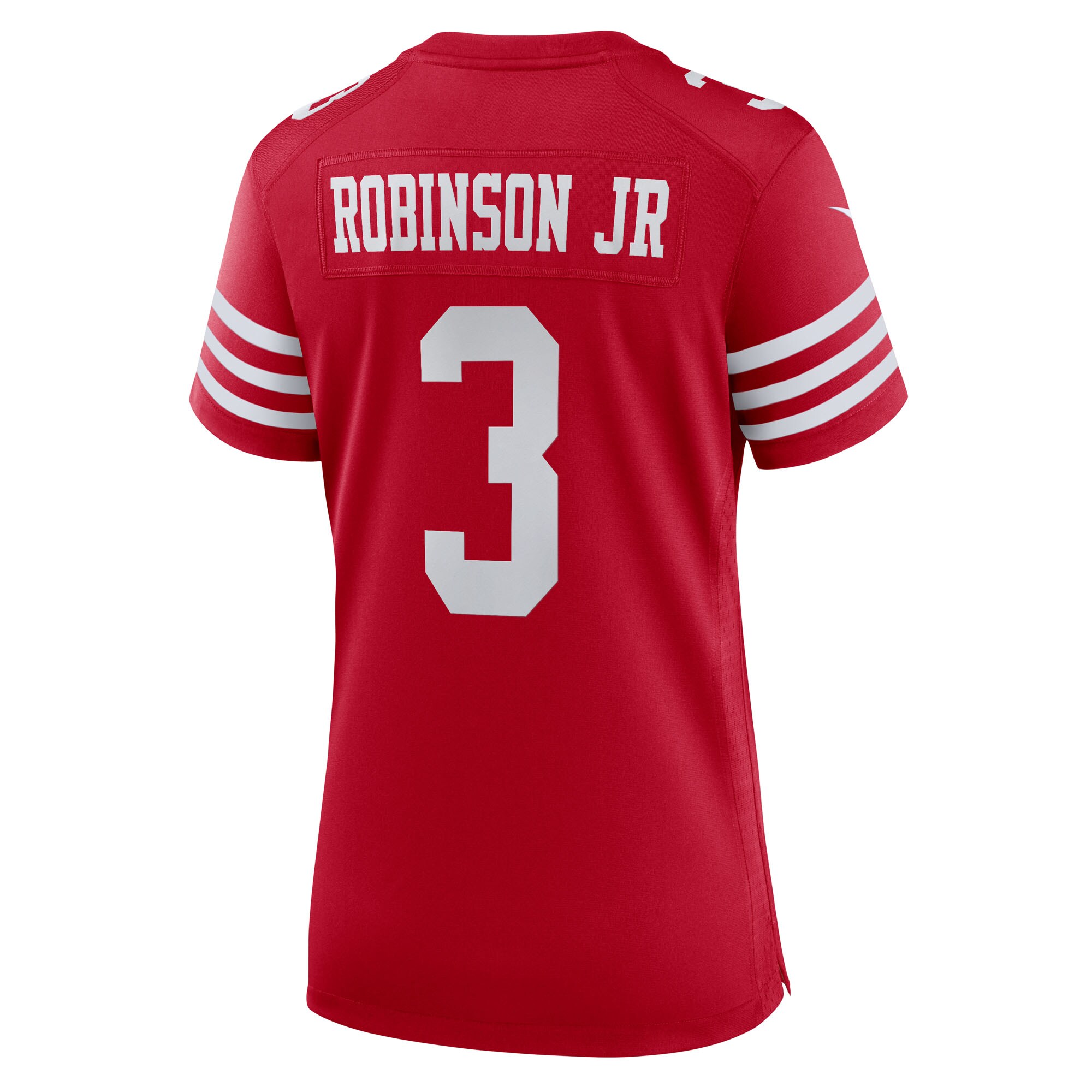 Brian Robinson Jr. San Francisco 49ers Nike Women’s Team Game Jersey – Scarlet Clowdercats