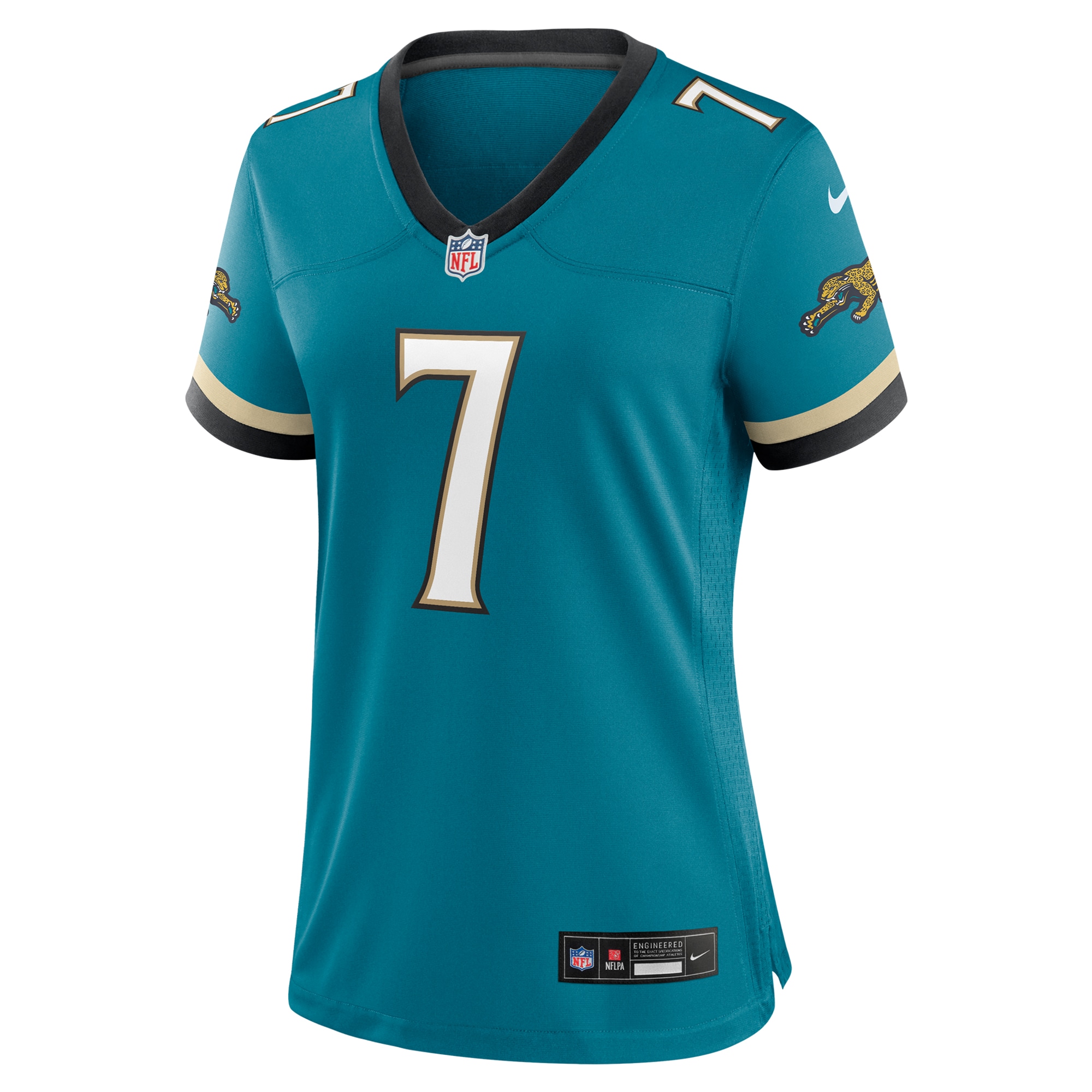Brian Thomas Jr. Jacksonville Jaguars Nike Women’s Prowler Throwback Game Jersey – Teal Clowdercats