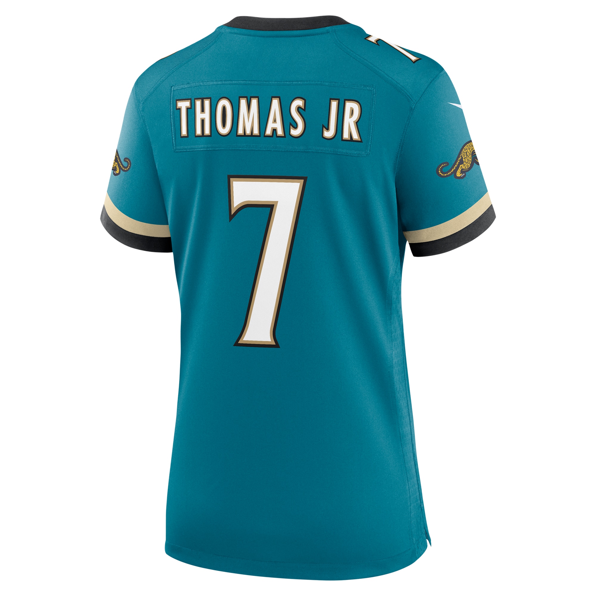 Brian Thomas Jr. Jacksonville Jaguars Nike Women’s Prowler Throwback Game Jersey – Teal Clowdercats