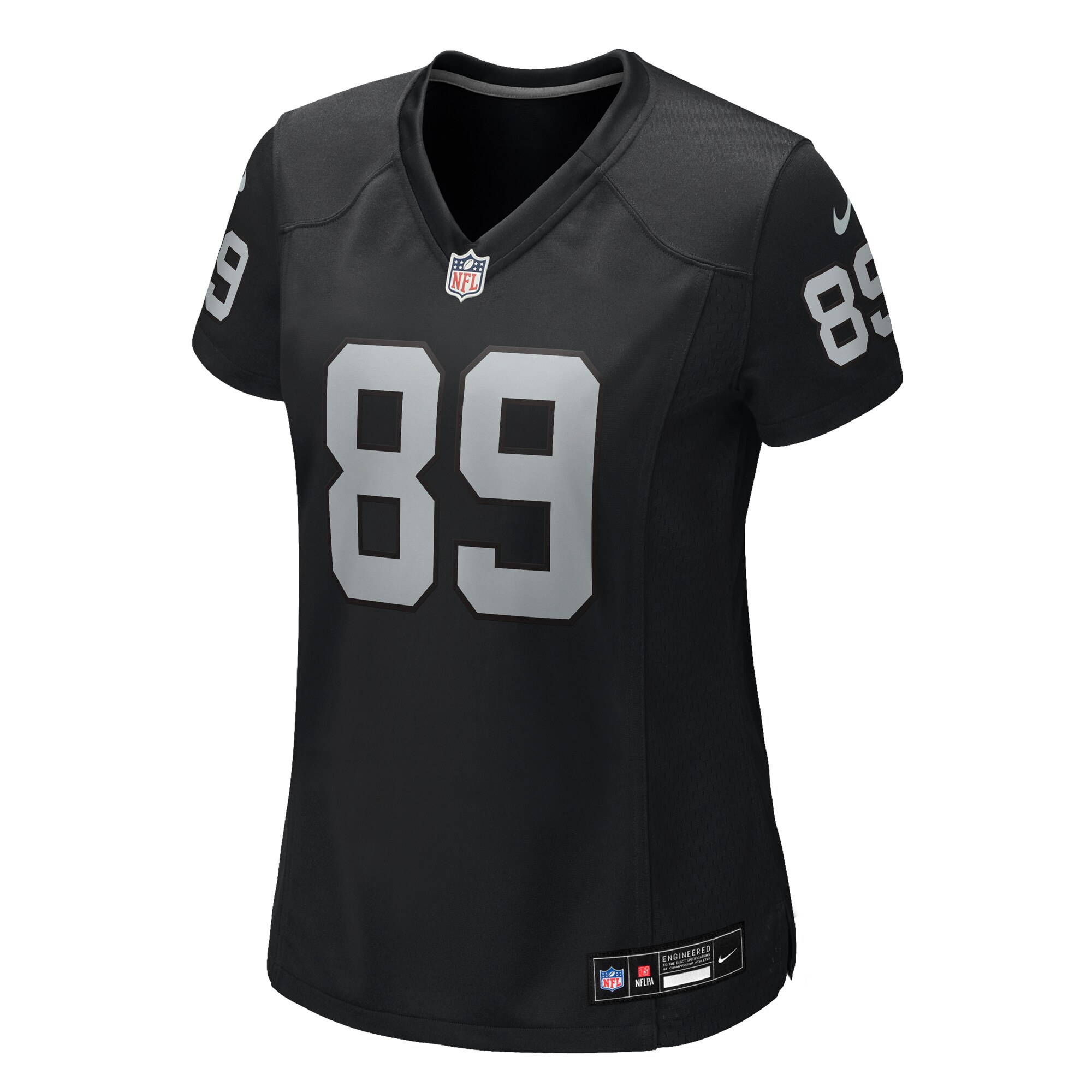 Brock Bowers Las Vegas Raiders Nike Women’s Team Game Jersey – Black Clowdercats