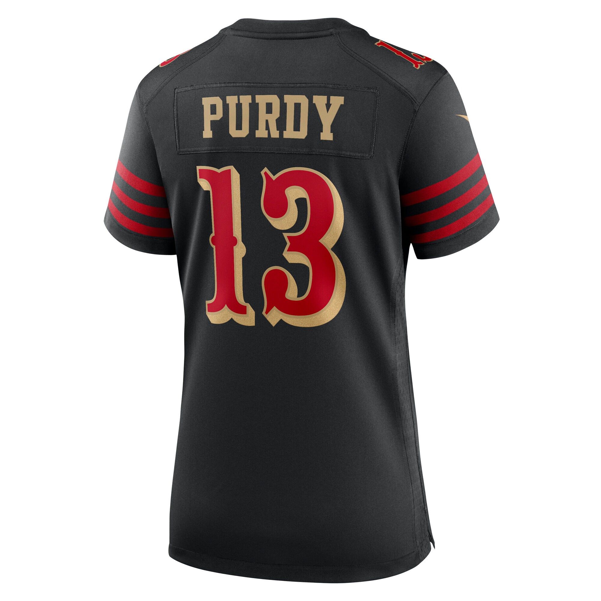 Brock Purdy San Francisco 49ers Nike Women’s 2025 Rivalries Collection Game Jersey – Black Clowdercats