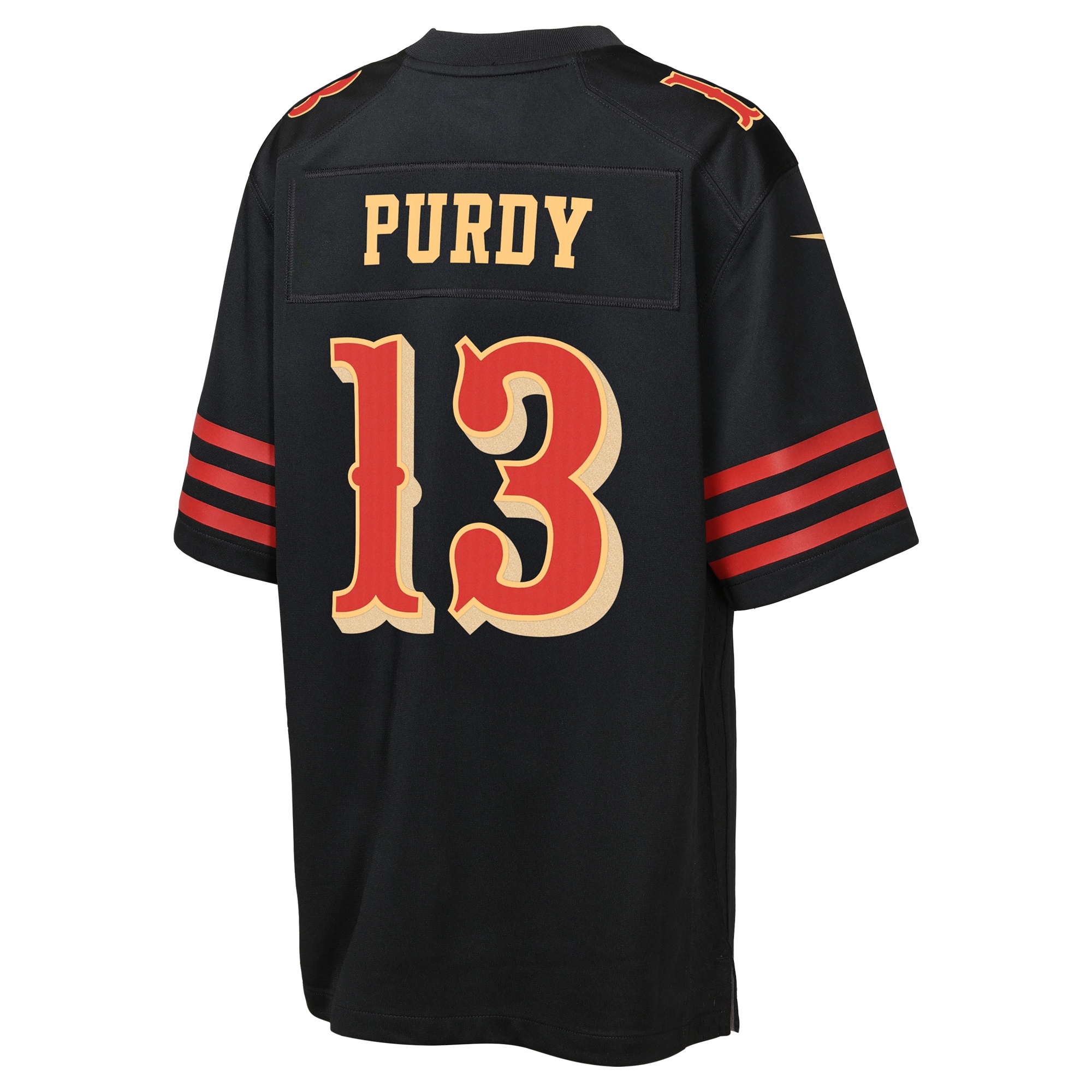 Brock Purdy San Francisco 49ers Nike Youth 2025 Rivalries Collection Game Jersey – Black Clowdercats