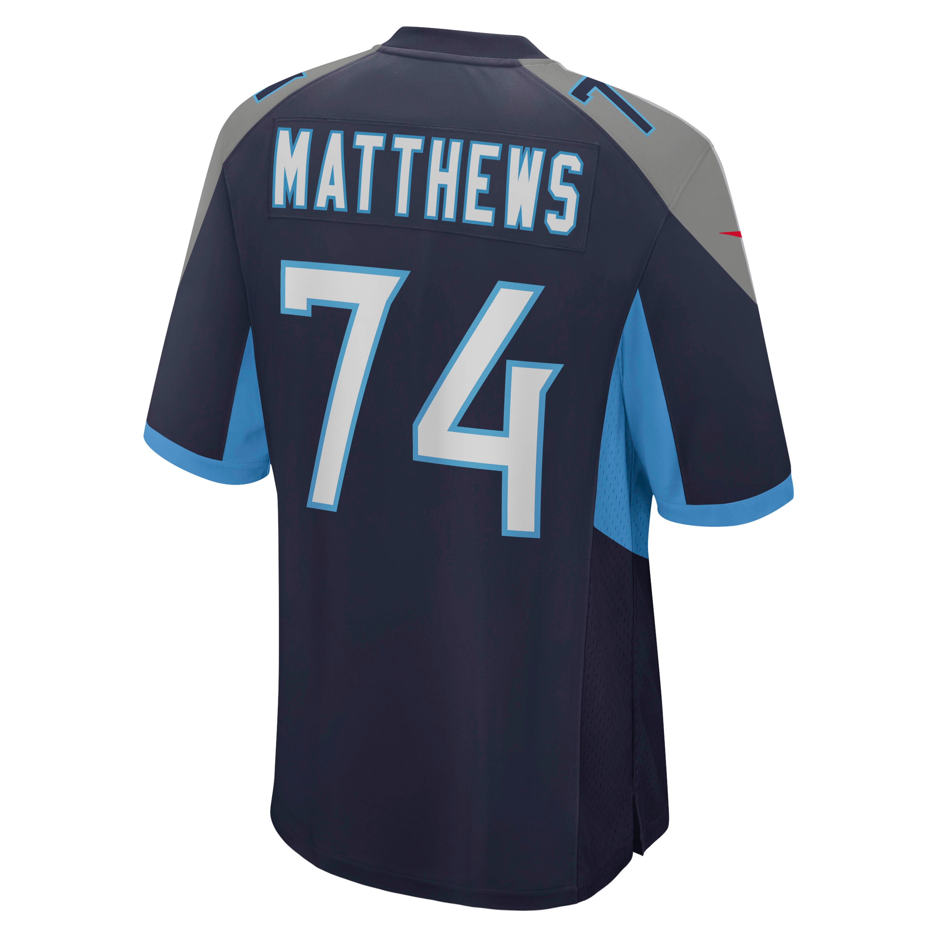 Bruce Matthews Tennessee Titans Nike Retired Player Jersey – Navy Clowdercats