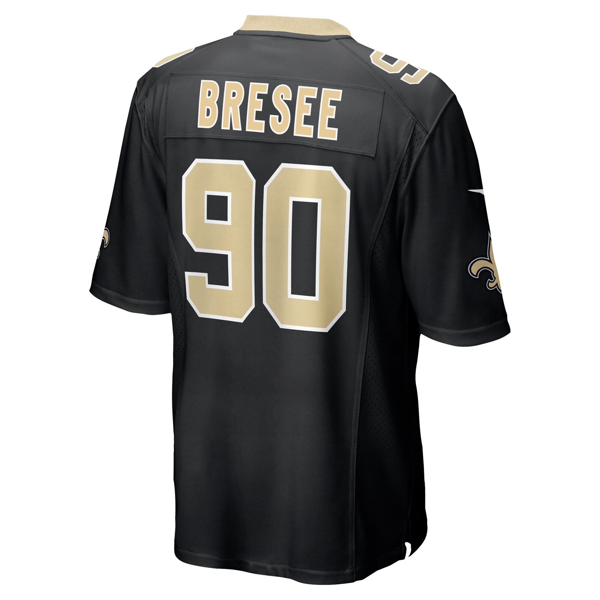 Bryan Bresee New Orleans Saints Nike Game Jersey – Black Clowdercats