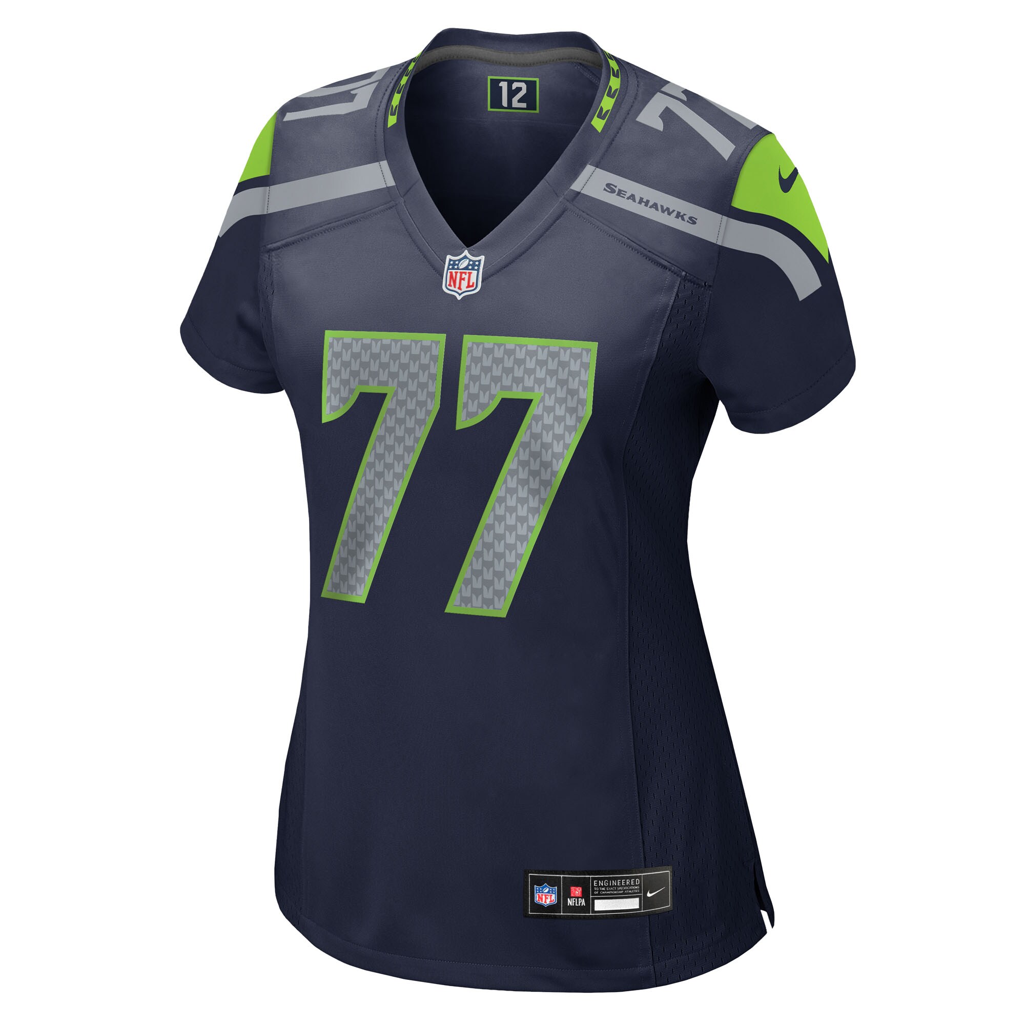 Bryce Cabeldue Seattle Seahawks Nike Women’s Team Game Jersey – College Navy Clowdercats