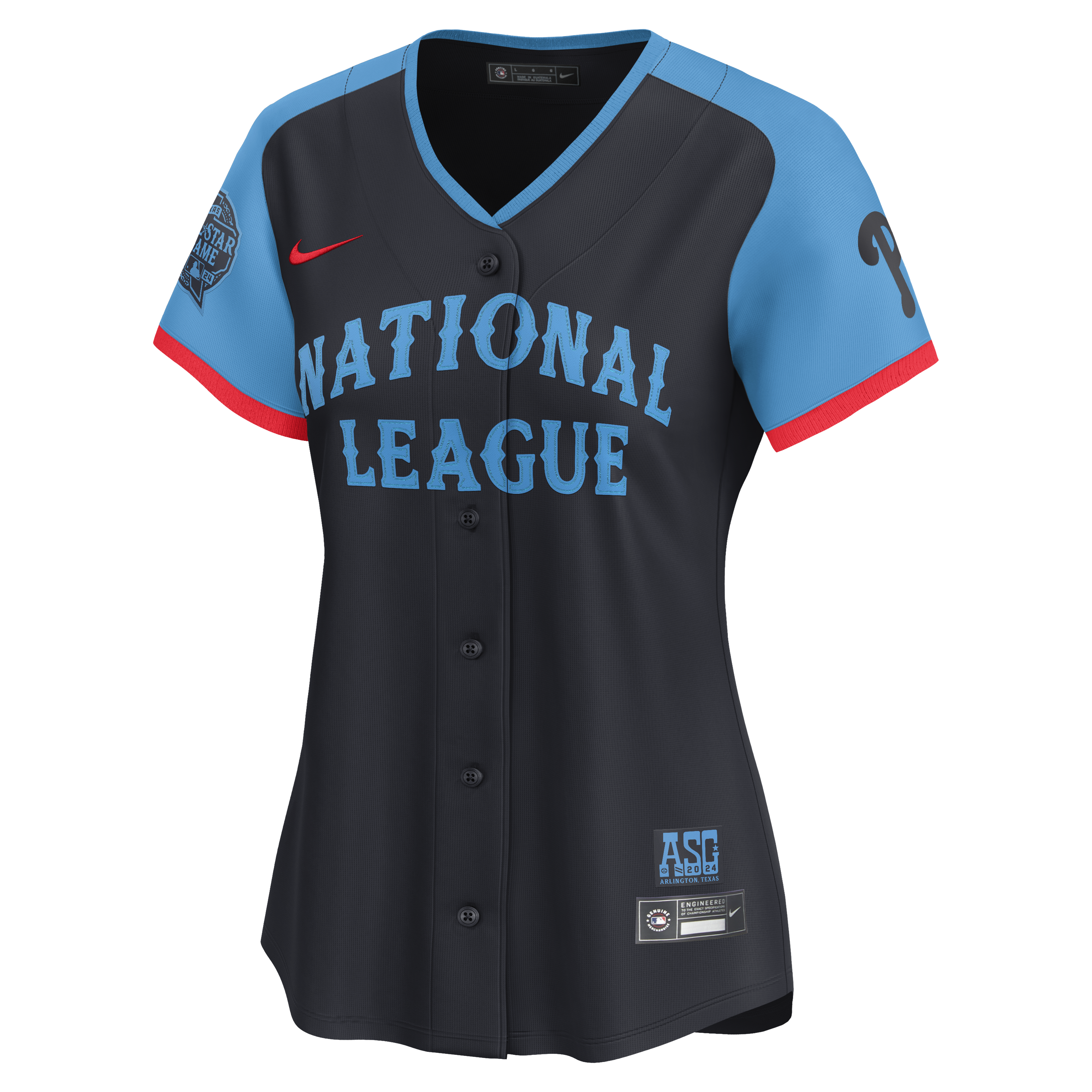 Bryce Harper National League Nike Women’s 2024 MLB All-Star Game Limited Player Jersey – Navy