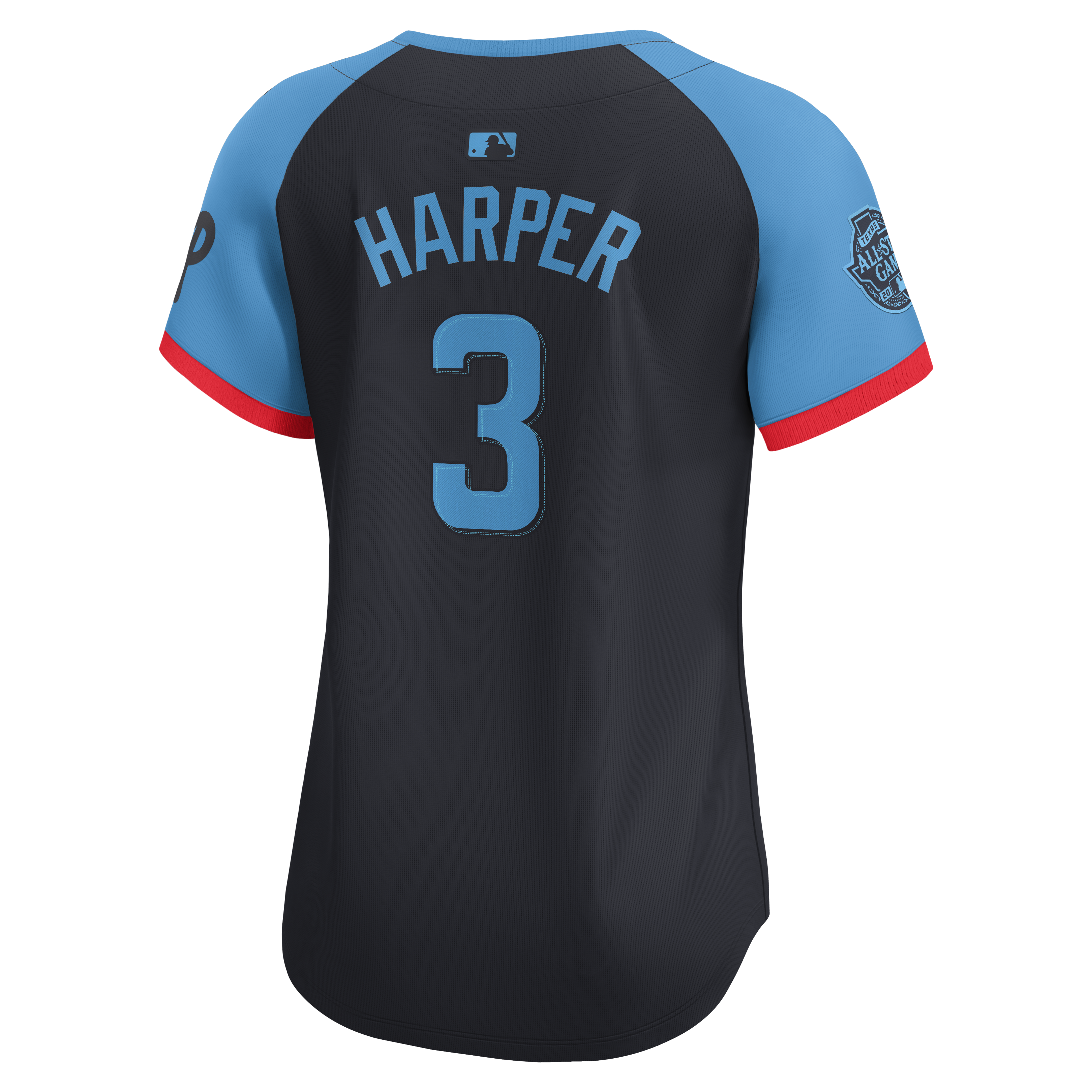 Bryce Harper National League Nike Women’s 2024 MLB All-Star Game Limited Player Jersey – Navy