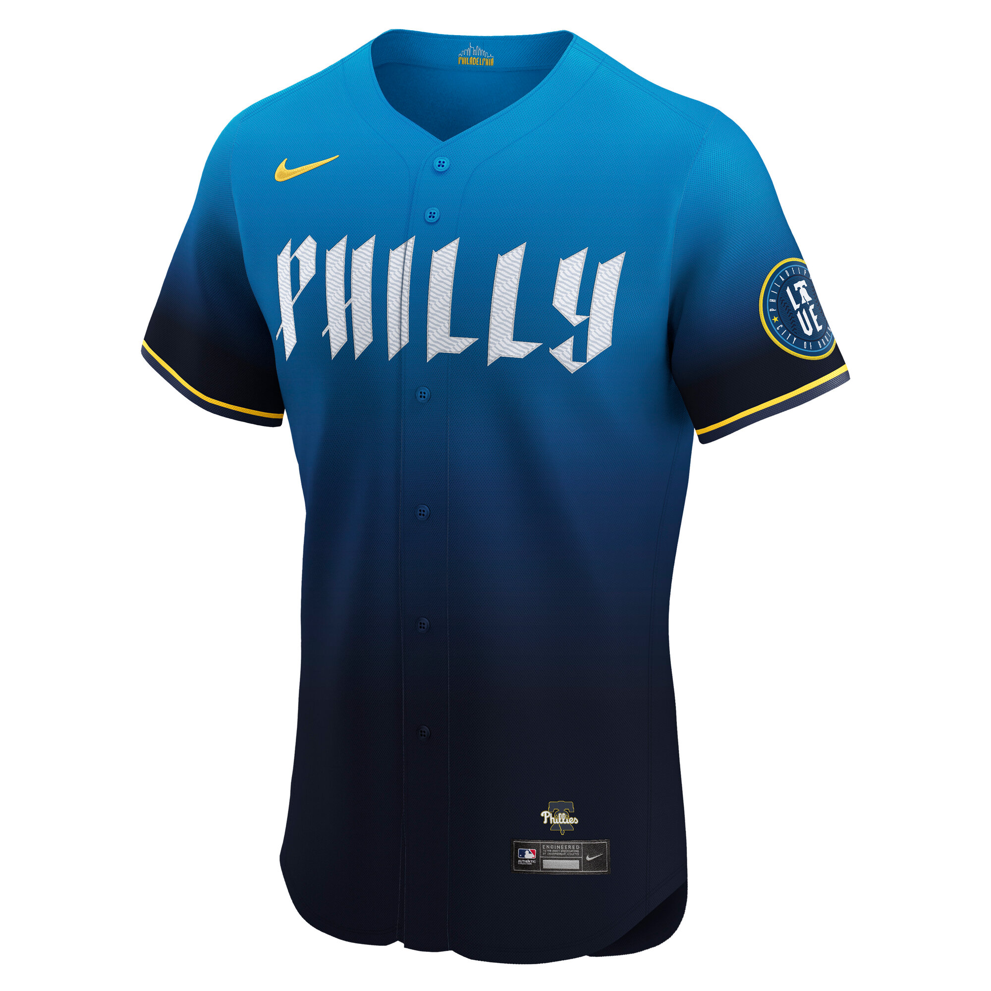 Bryce Harper Philadelphia Phillies Nike City Connect Elite Jersey – Navy