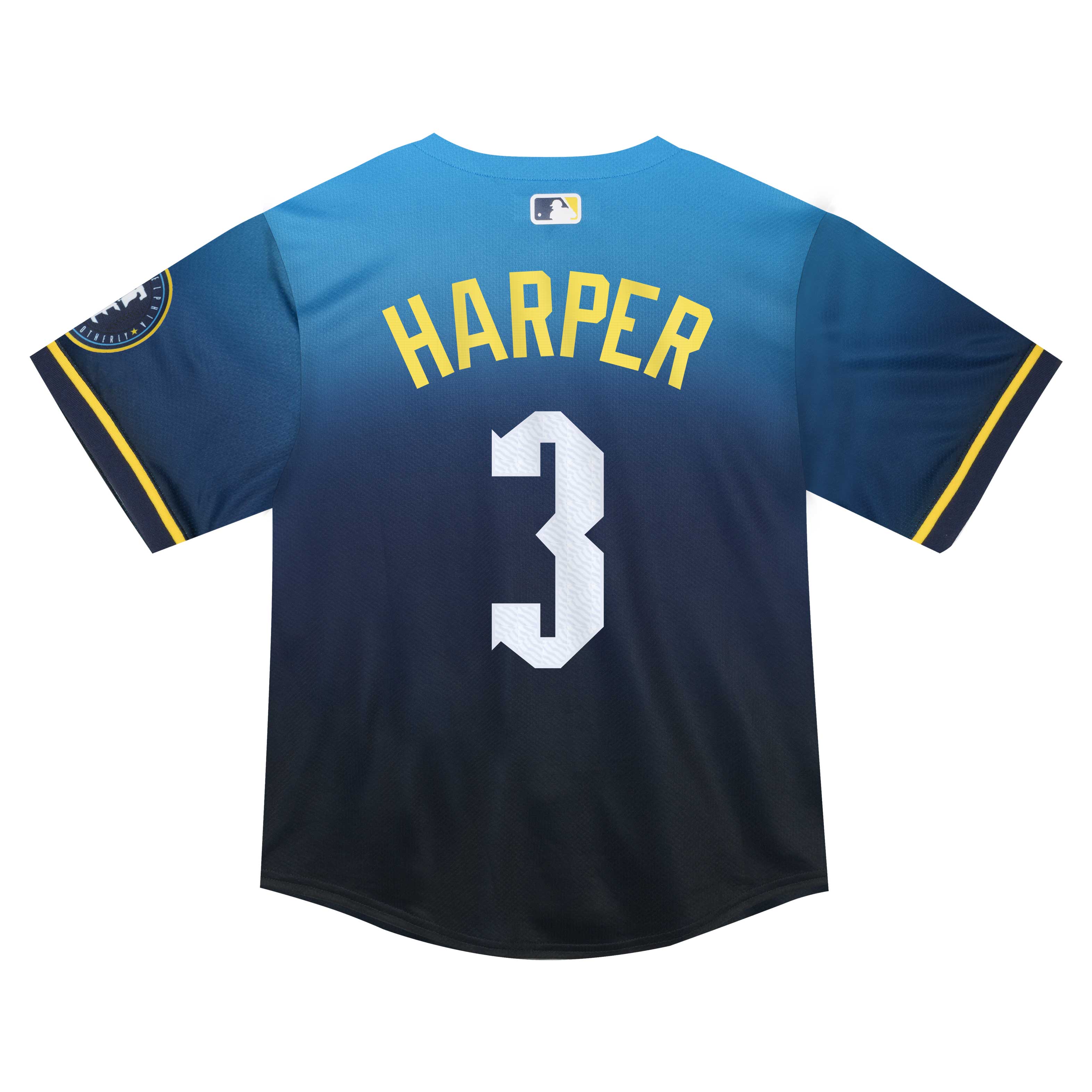 Bryce Harper Philadelphia Phillies Nike Infant 2024 City Connect Limited Player Jersey – Blue