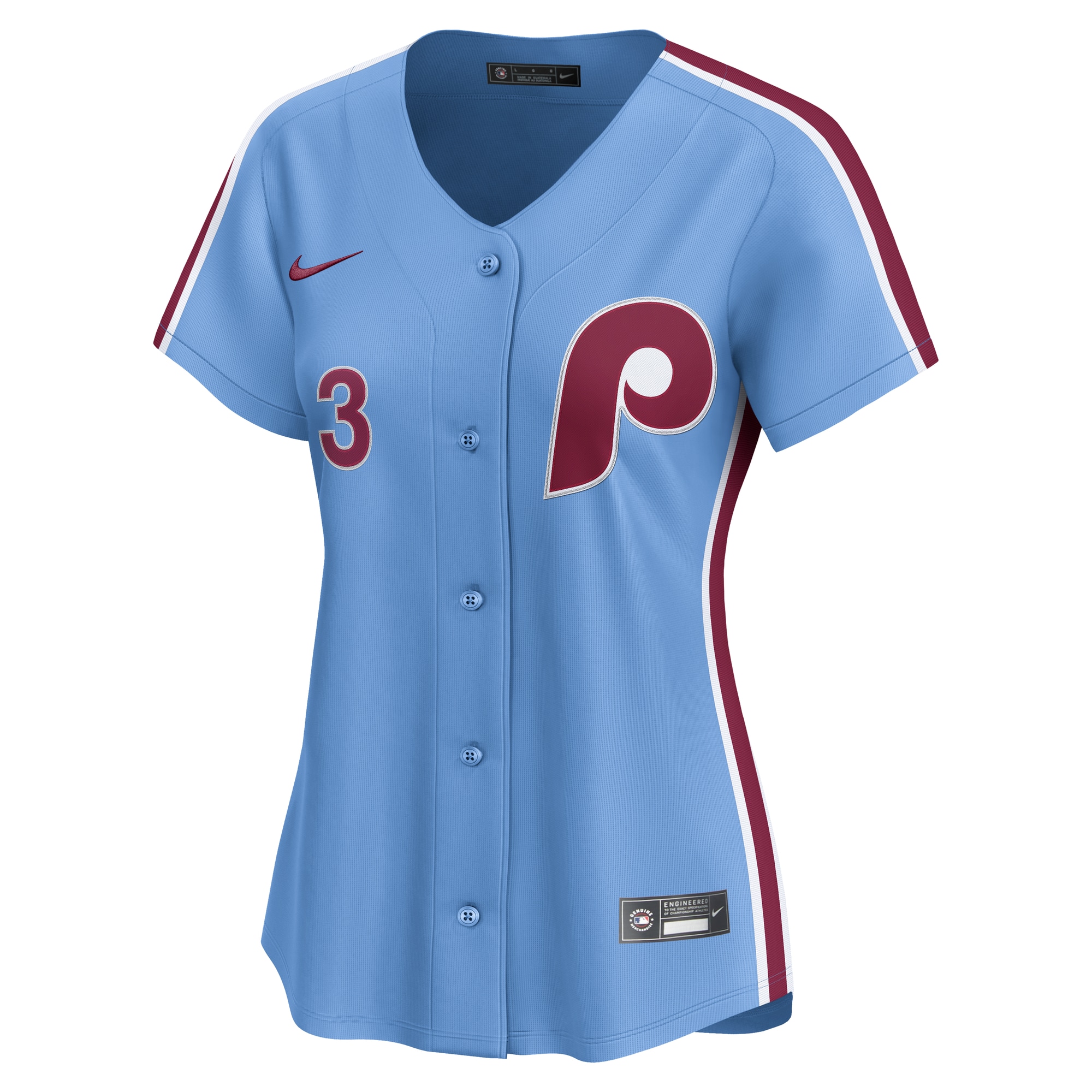 Bryce Harper Philadelphia Phillies Nike Women’s Alternate Limited Player Jersey – Light Blue